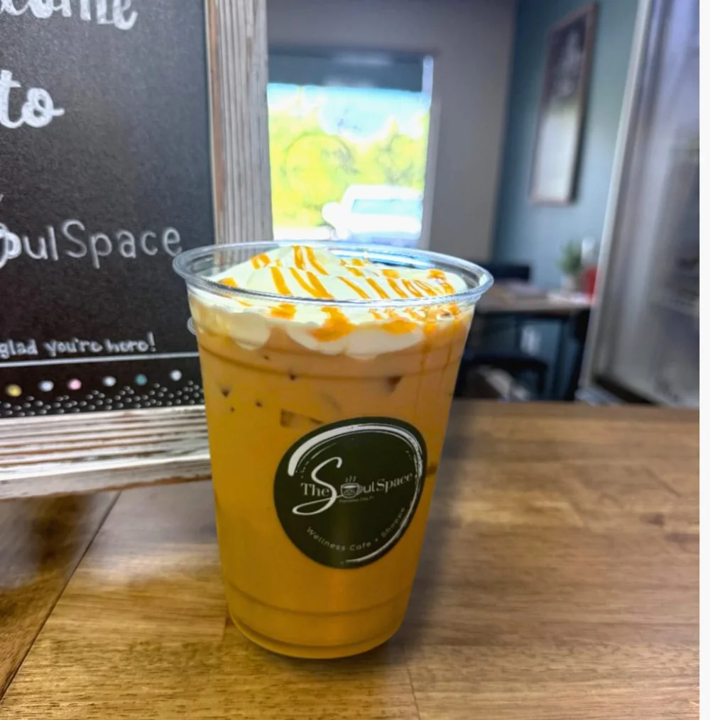 Southern Soul salted butter pecan cold brew at The Soul Space