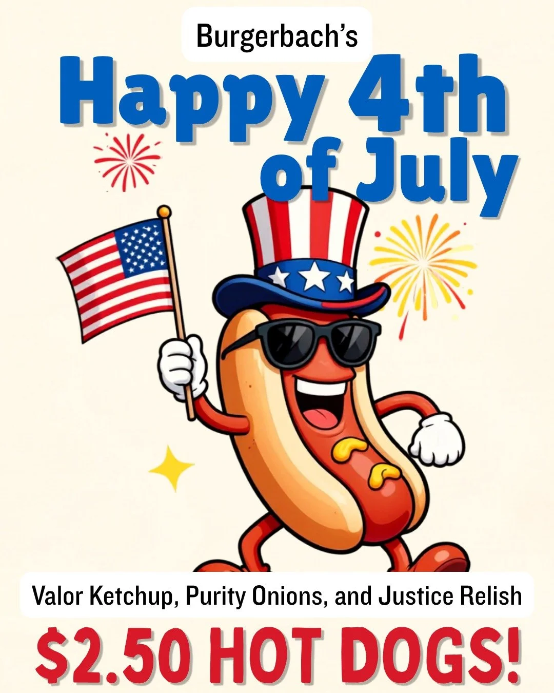 Happy #4thofjuly Join us tomorrow in @tuffysmusicbox new covered patio for $2.50 Red, White, and Blue Dogs! 

@chefpatwearskicks will be grilling in the Splash zone during Tuffy's annual Belly Flop competition (Winner get the pool)! see you from 2:00