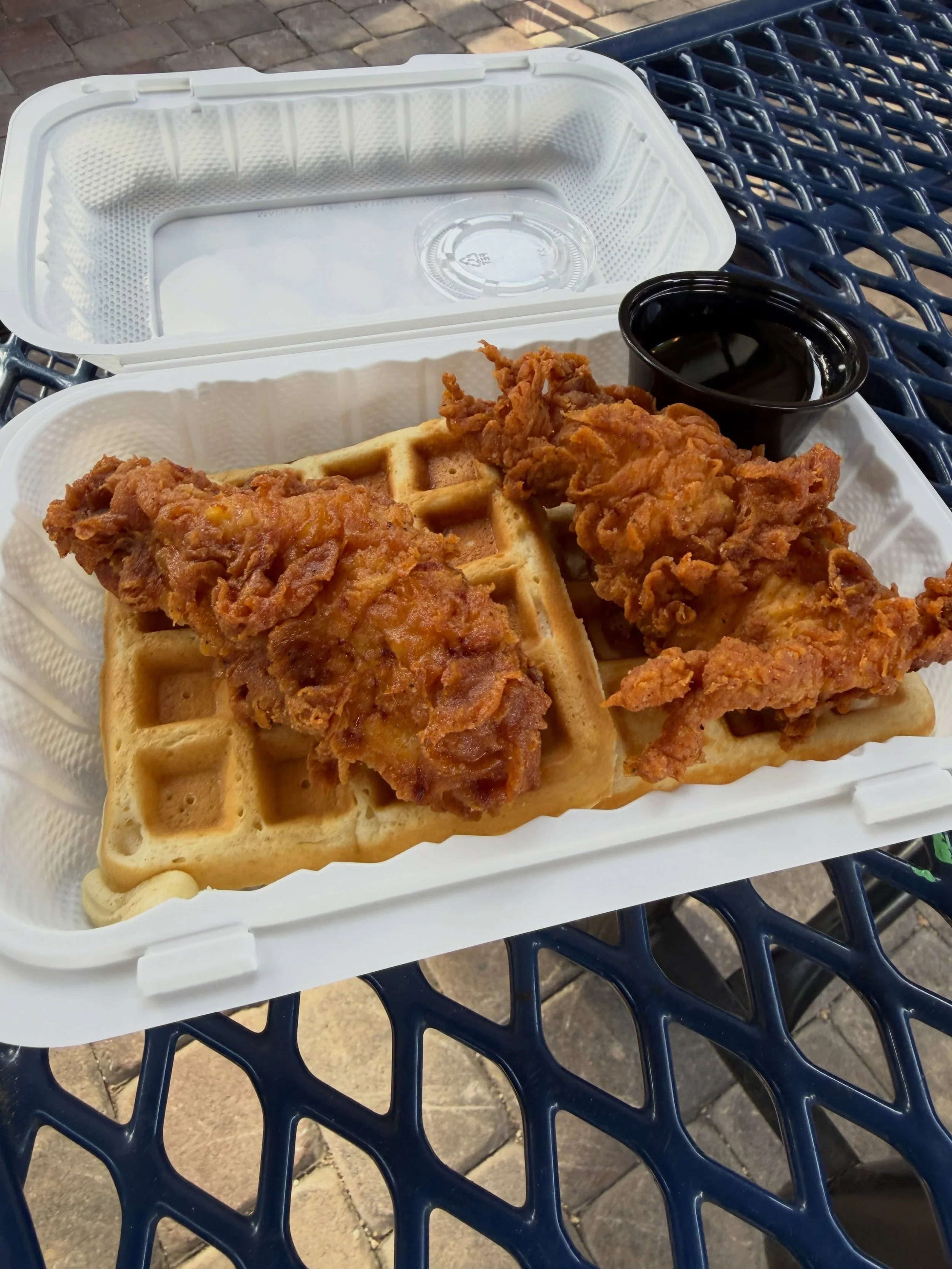 Everyone knows the two sweetest words in the English language is Brunch!

 Join us and @tuffysmusicbox for brunch starting at 11am! They have the drink specials, the NFL and we have the chicken and waffles and burgers!