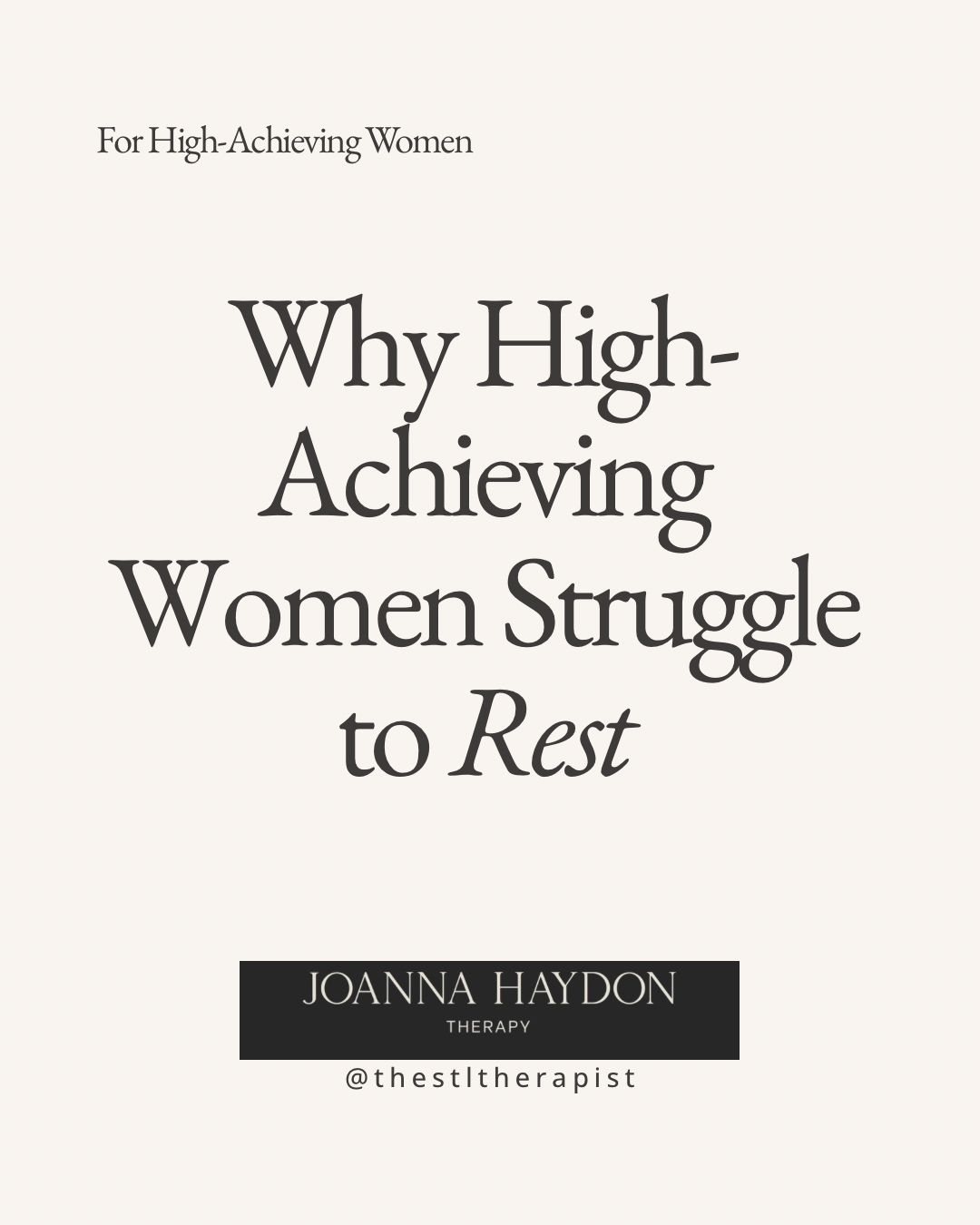 Why High-Achieving Women Struggle to Rest—Even When They’re Exhausted
