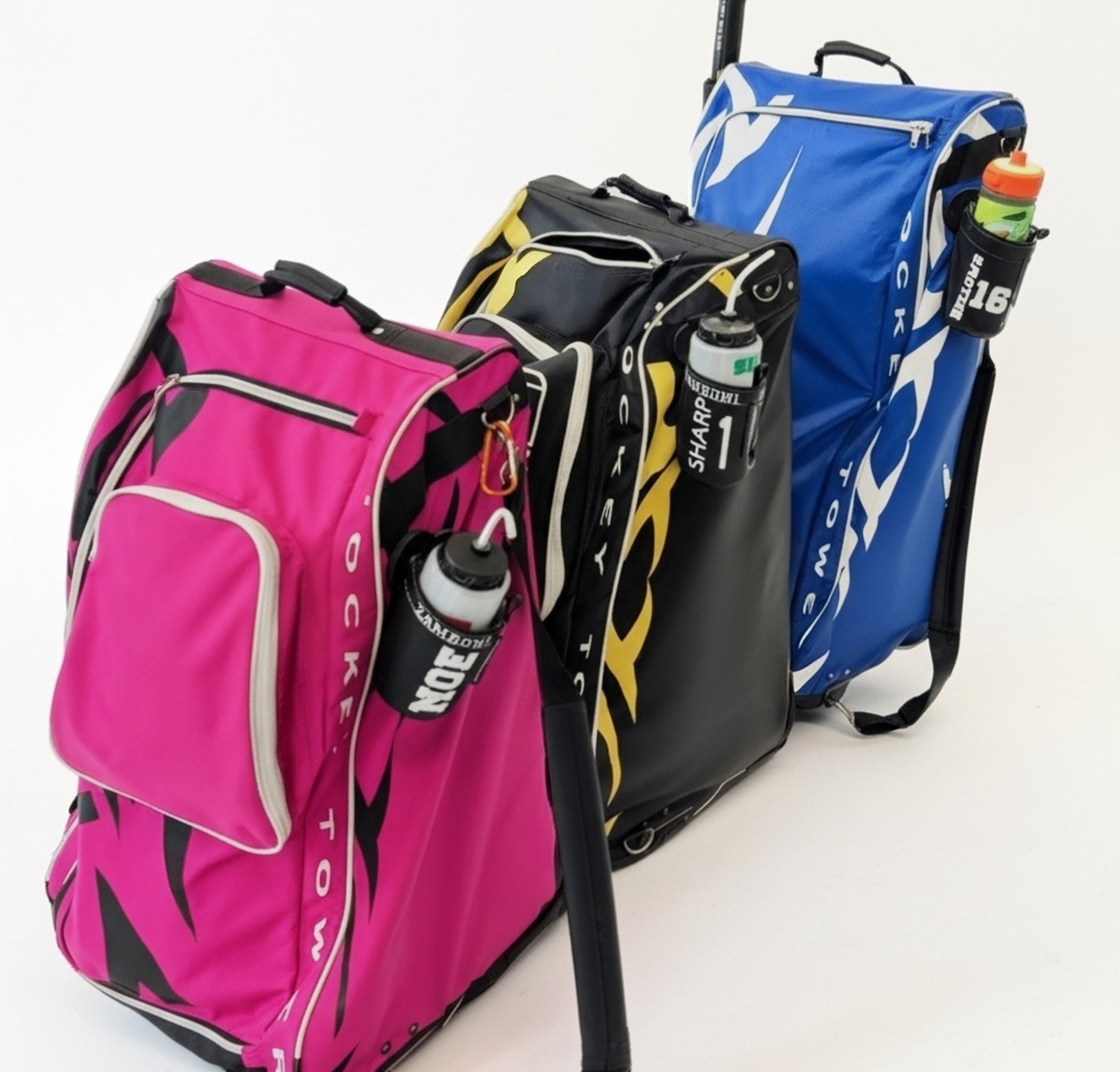 Add a Water bottle holder to any sports equipment bag