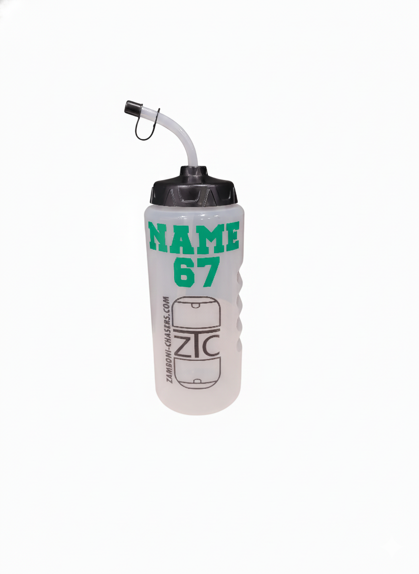 Water Bottle with Name and Number