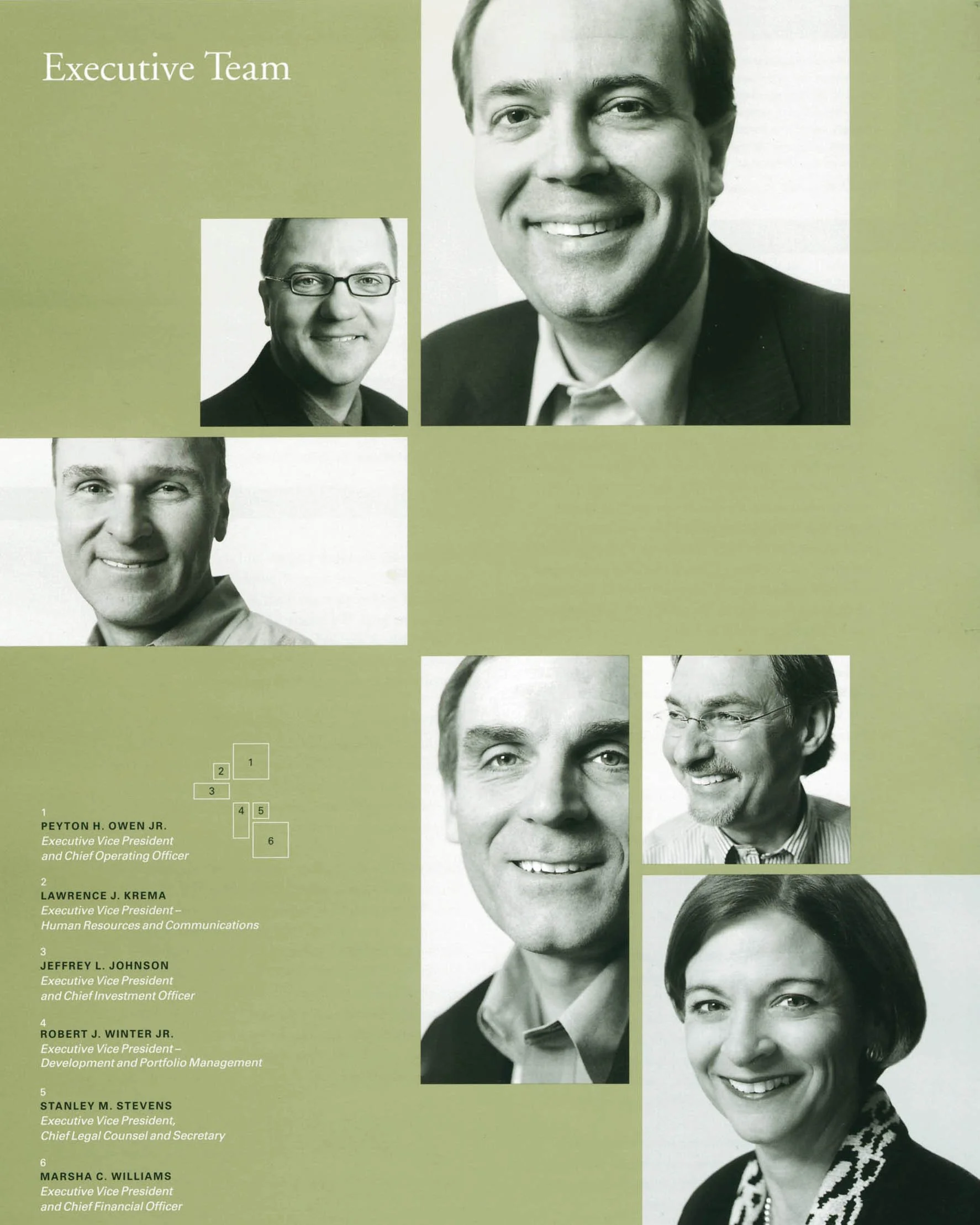 Executive Team, Equity Office Properties