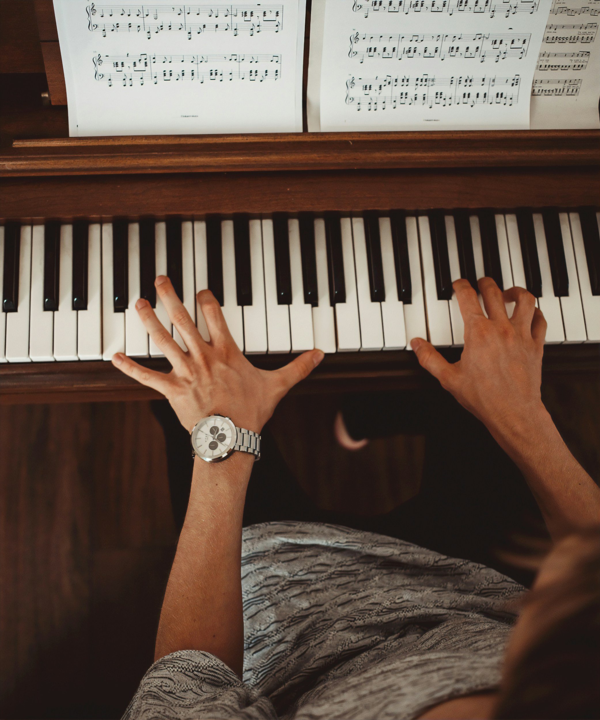 Adult piano lesson