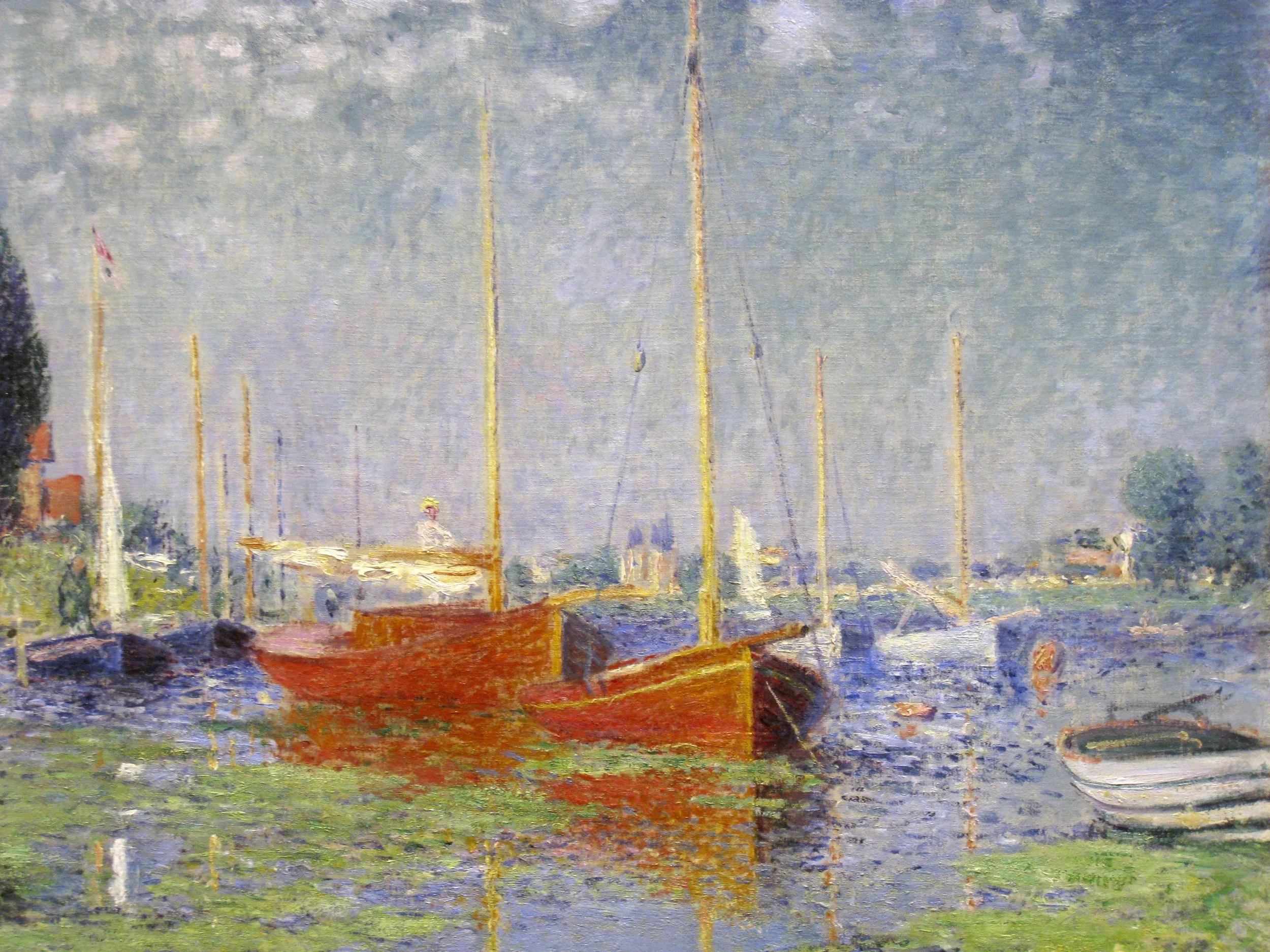 Claude Monet's Red Boats at Argenteuil (1875).jpg