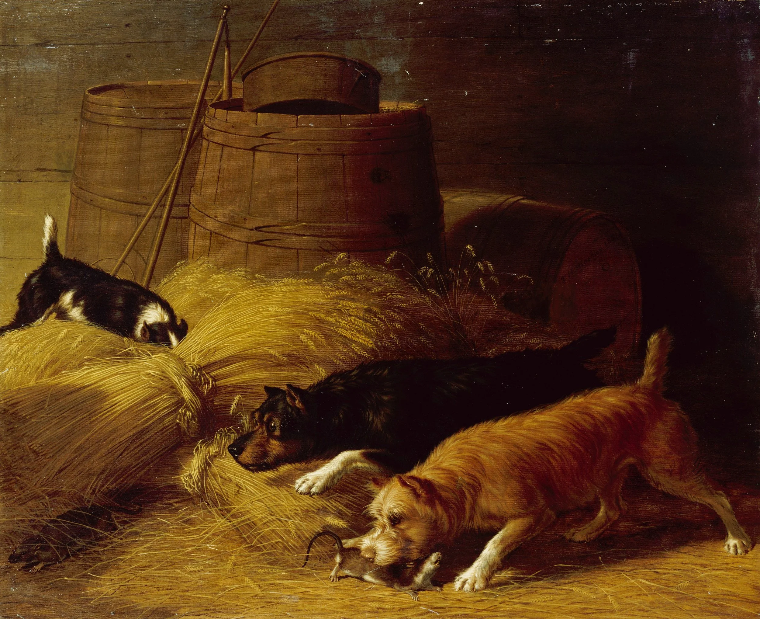 Rats amongst the Barley Sheaves Thomas Hewes Hinckley.jpg