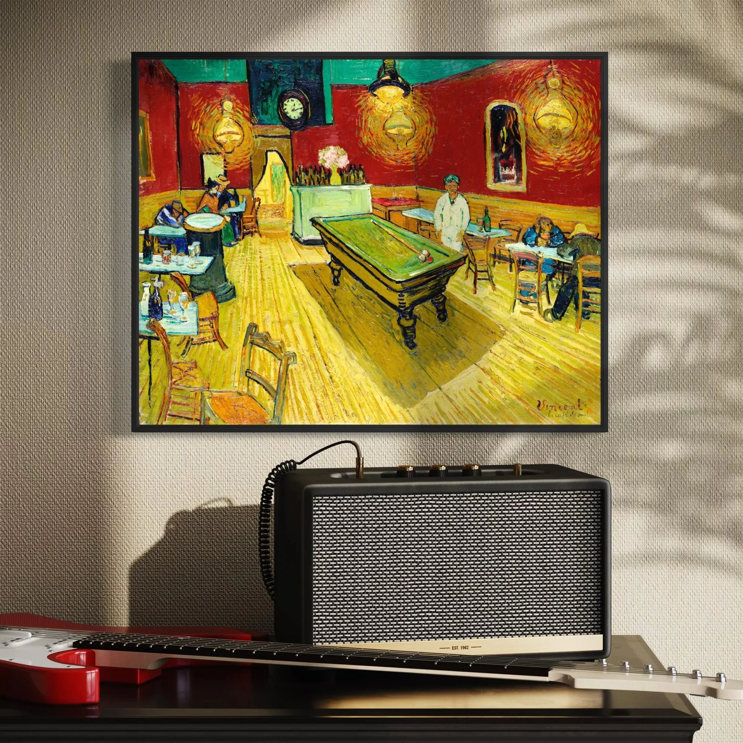 Le Café De Nuit by Vincent van Gogh (1888)