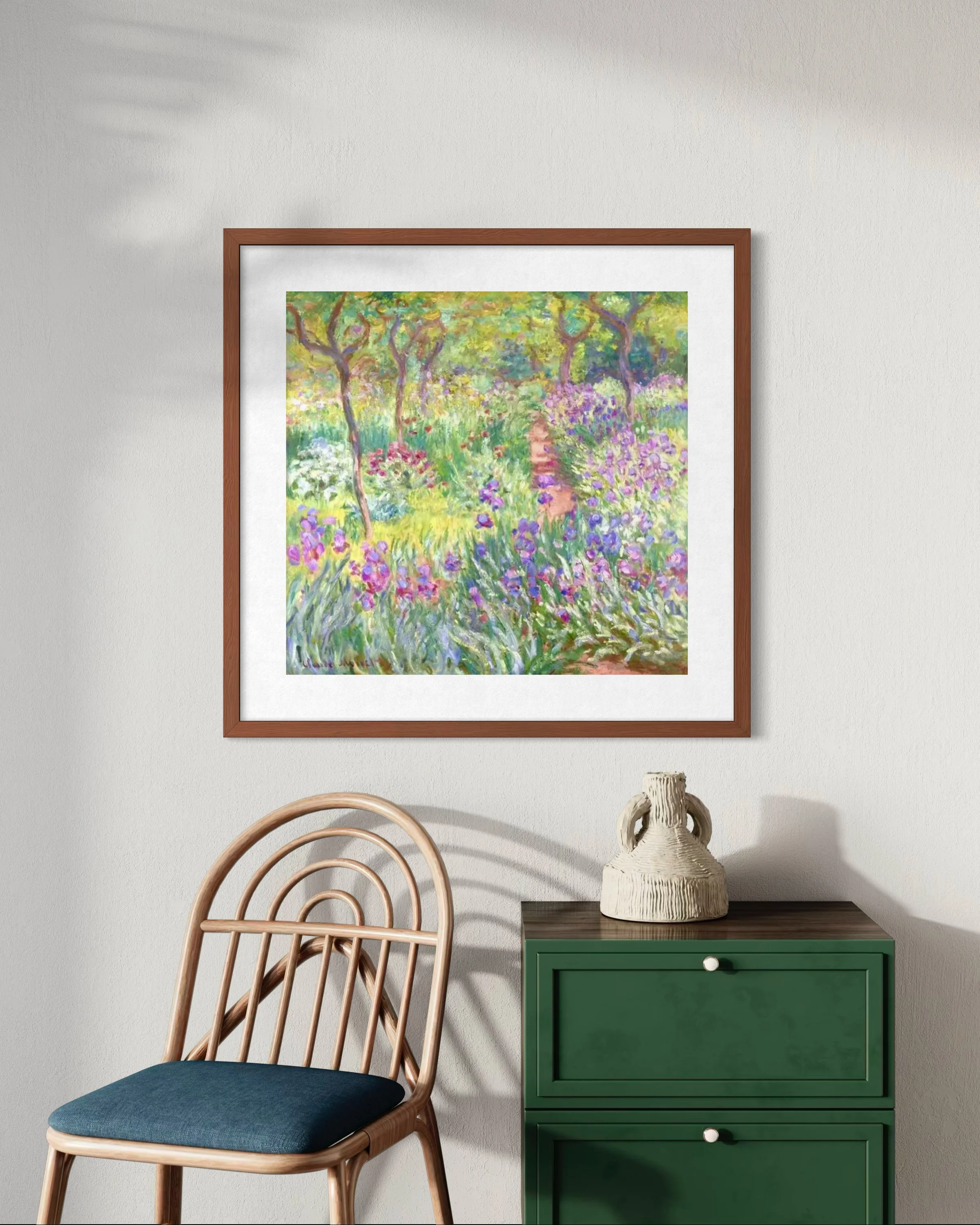 The Artist’s Garden in Giverny by Claude Monet (1900)