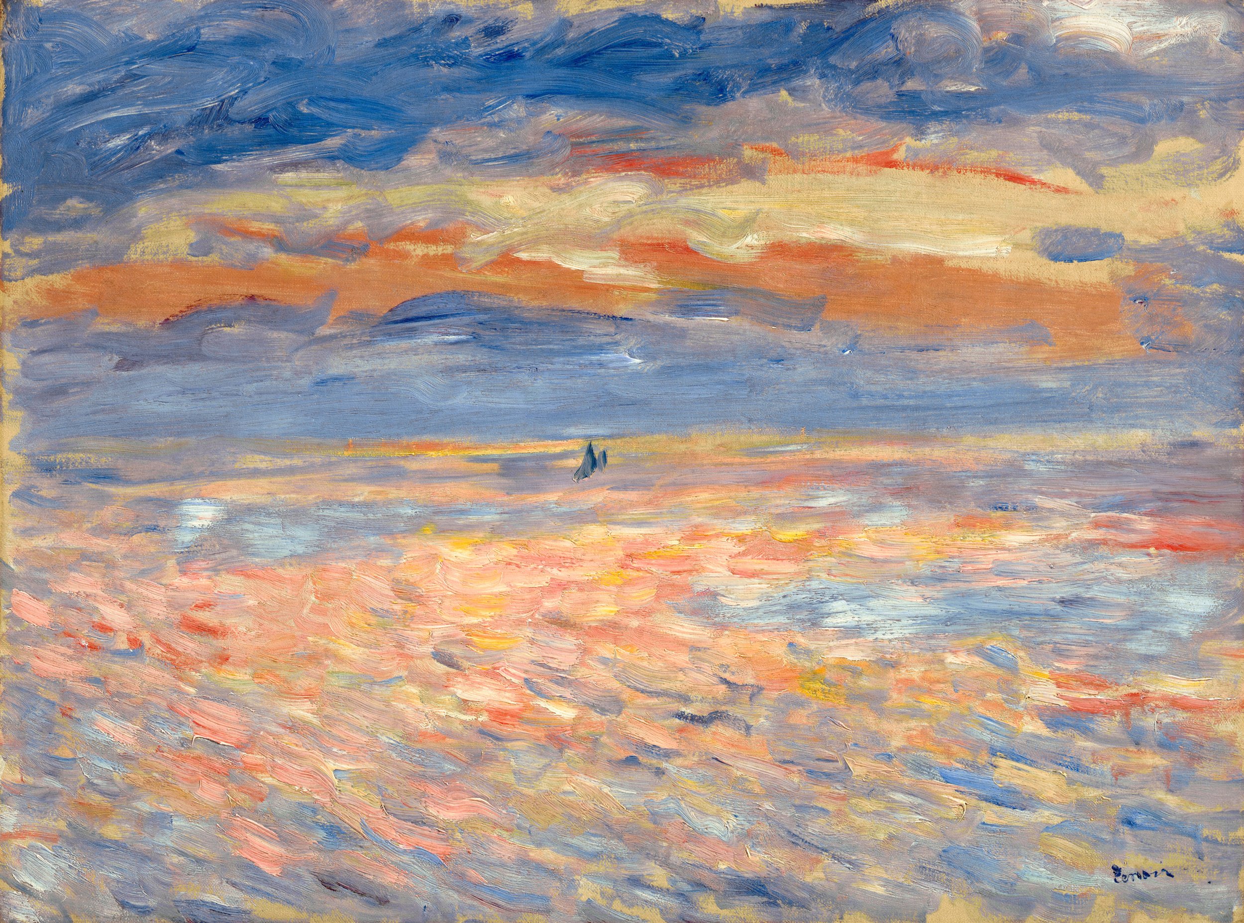 Sunset (1879 or 1881) by Pierre-Auguste Renoir.jpg