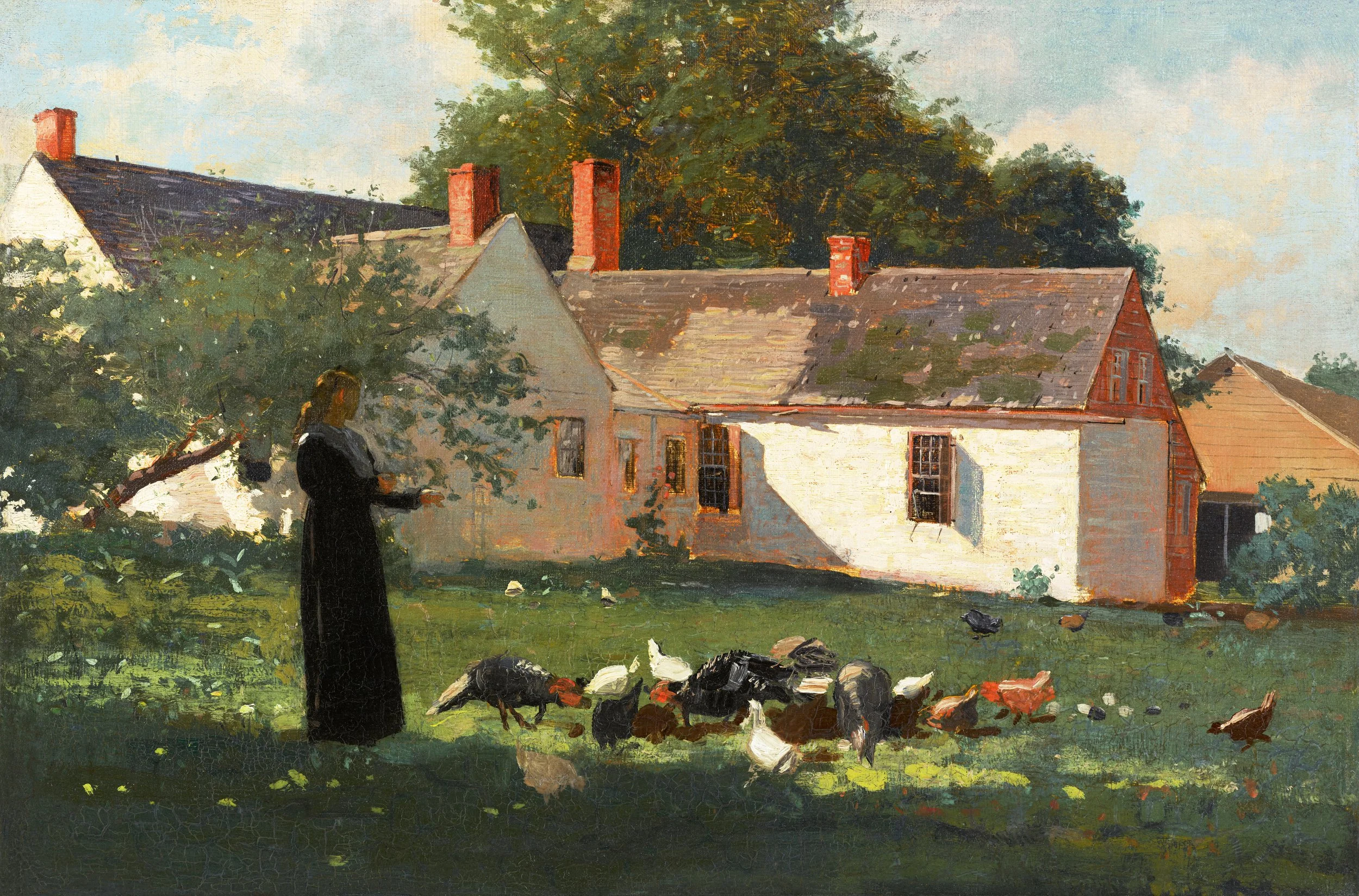 Farmyard Scene (ca. 1872–1874) by Winslow Homer.jpg