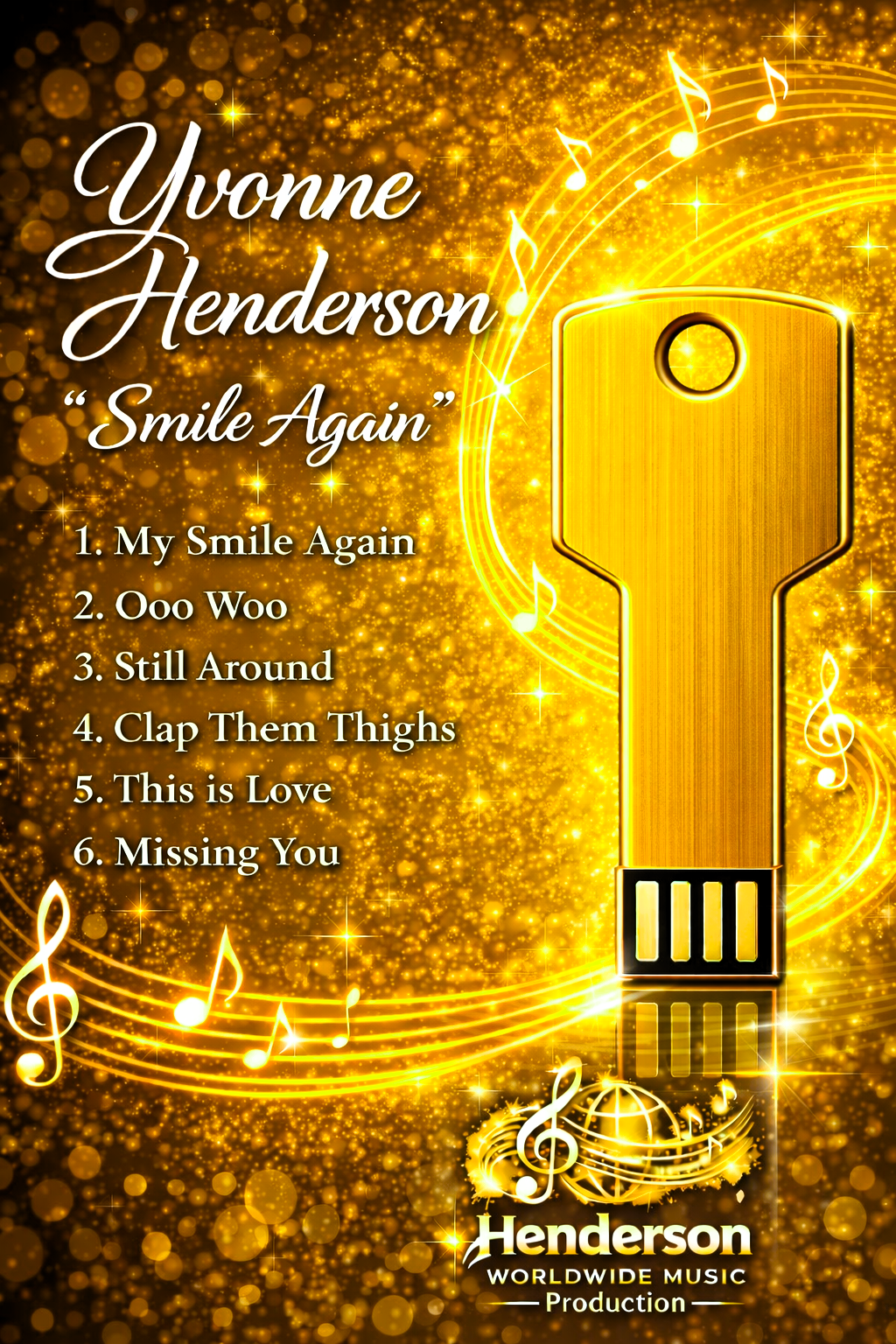 Get Your Music on USB + Promo Card - Gold