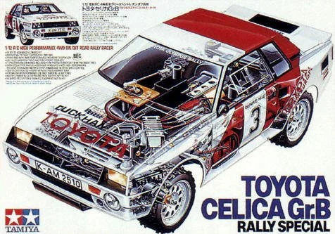 1987 TAMIYA 58064 Toyota Celica GrB
