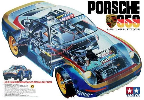 1986 TAMIYA 58059 Porsche 959