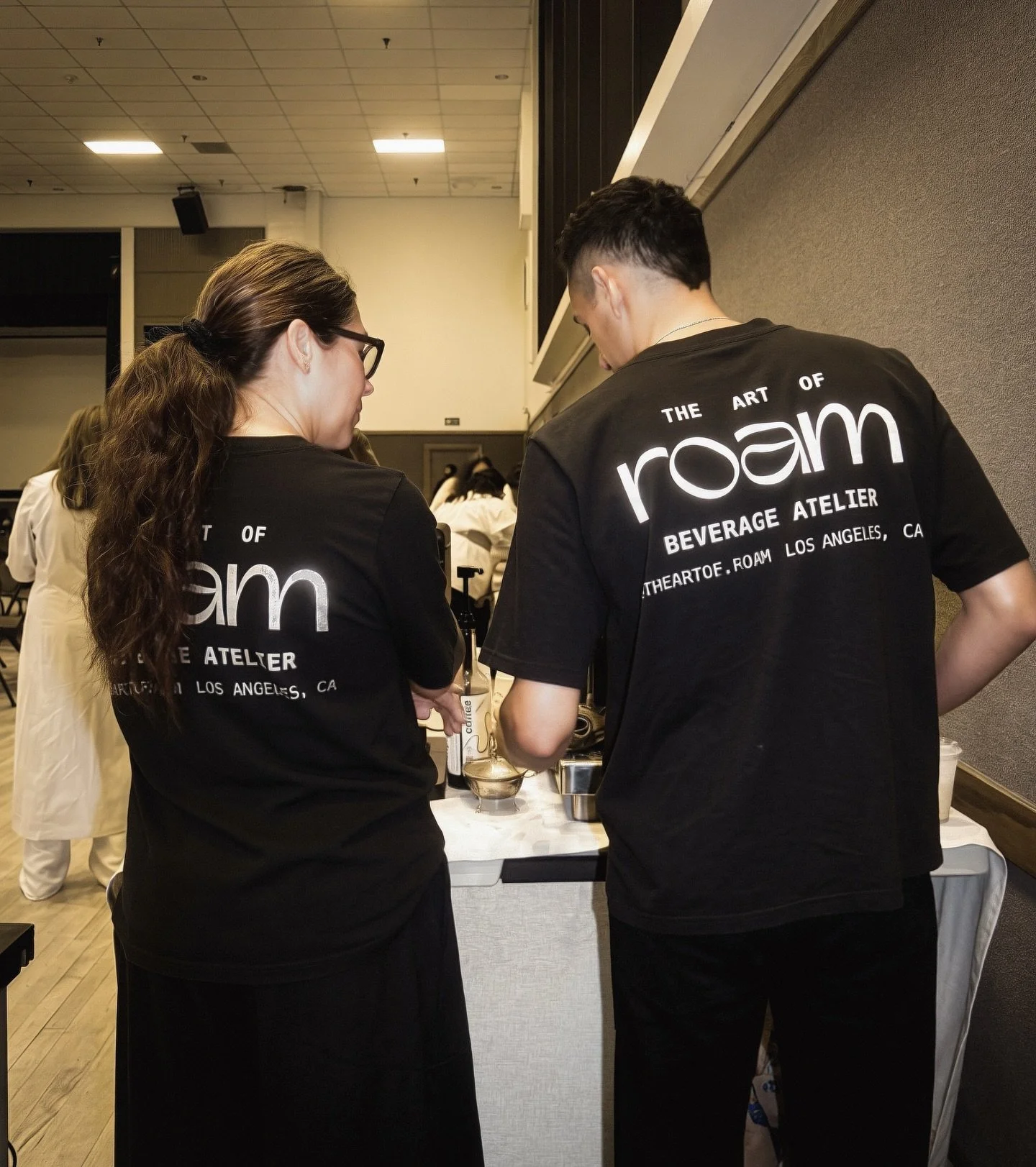 The crew behind the cart. ☕️🍵🧋

#theartofroam #coffeecart #matchacart #thecrew #coffecateringla