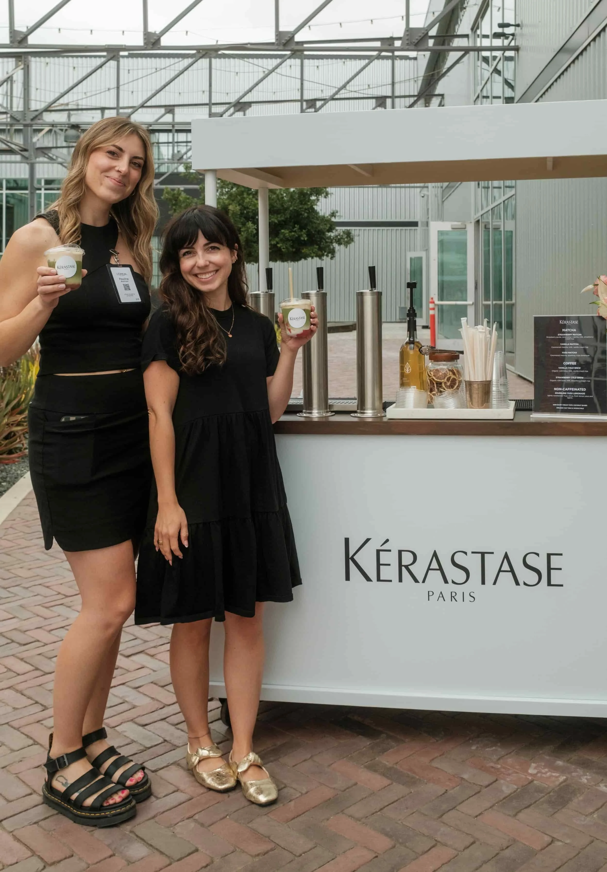 Branded coffee catering experience for a luxury retail activation in Beverly Hills