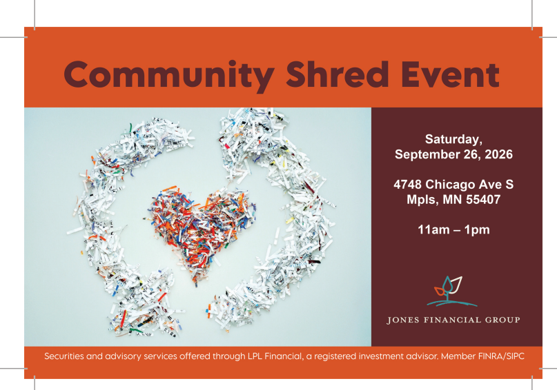 Jones Financial Group Community Shred Event