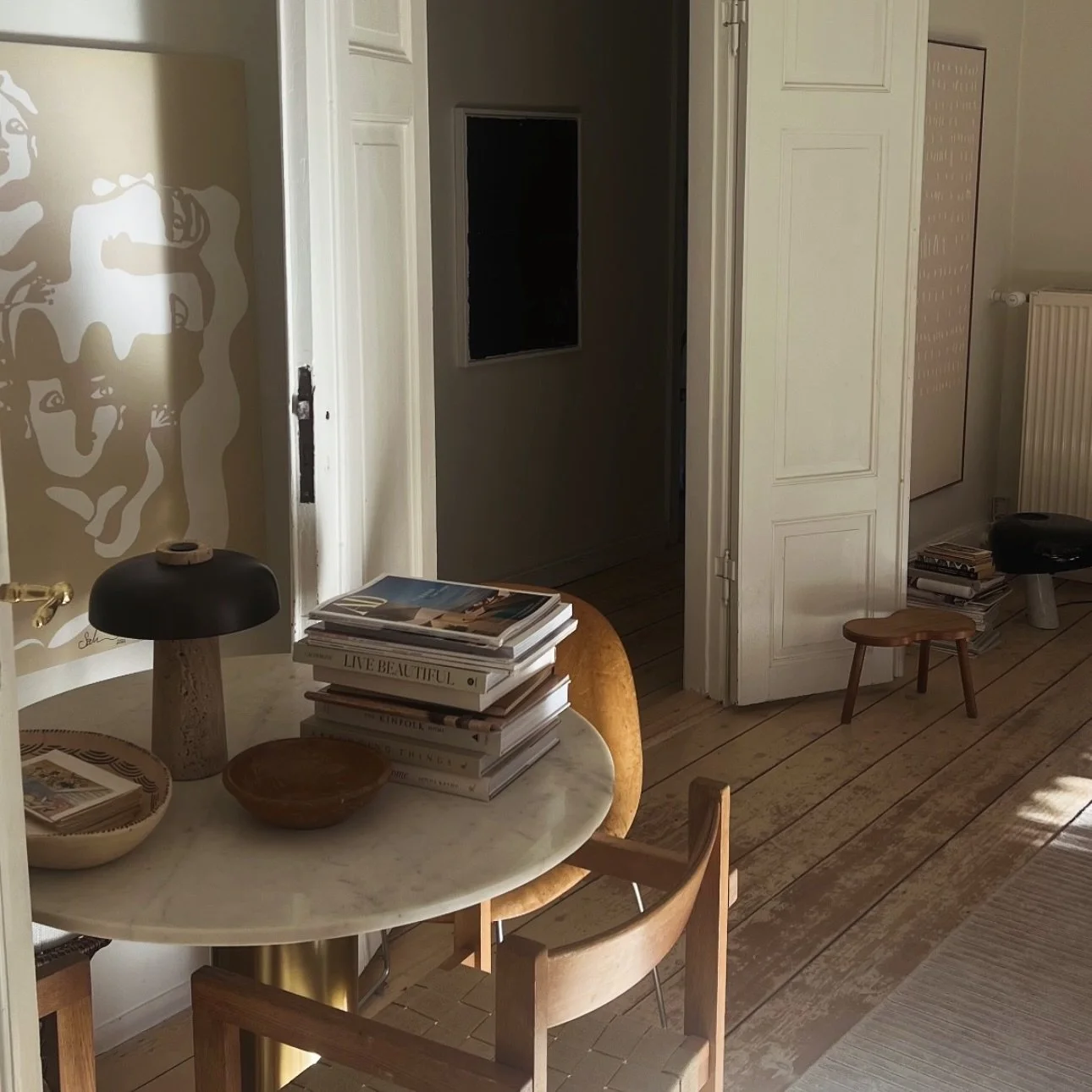 Original art piece on canvas in the home of @sedselroug 🤎