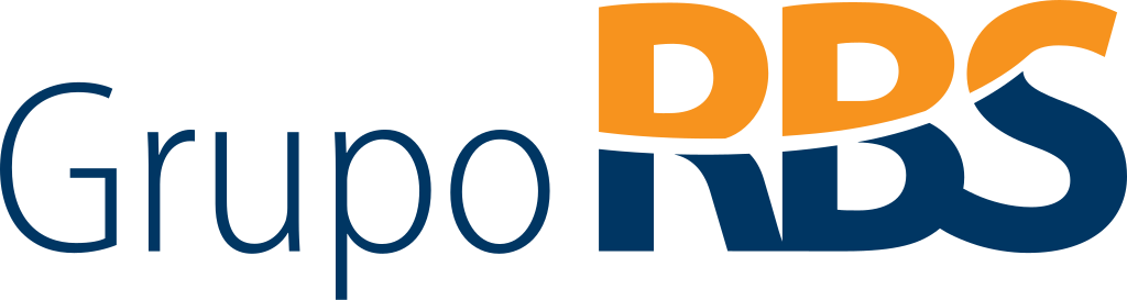 Logo do Grupo DBS, com o texto 'Grupo DBS' em azul e o sigla 'DBS' em preto e laranja.