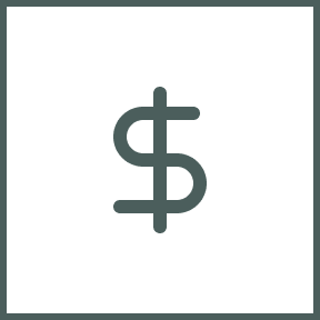 Black background with a white dollar sign in the center.