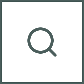 Magnifying glass icon on a black background