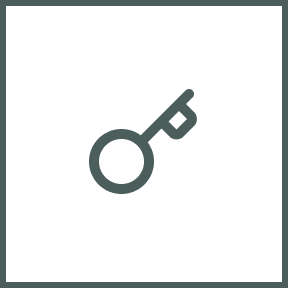 Icon of a key.