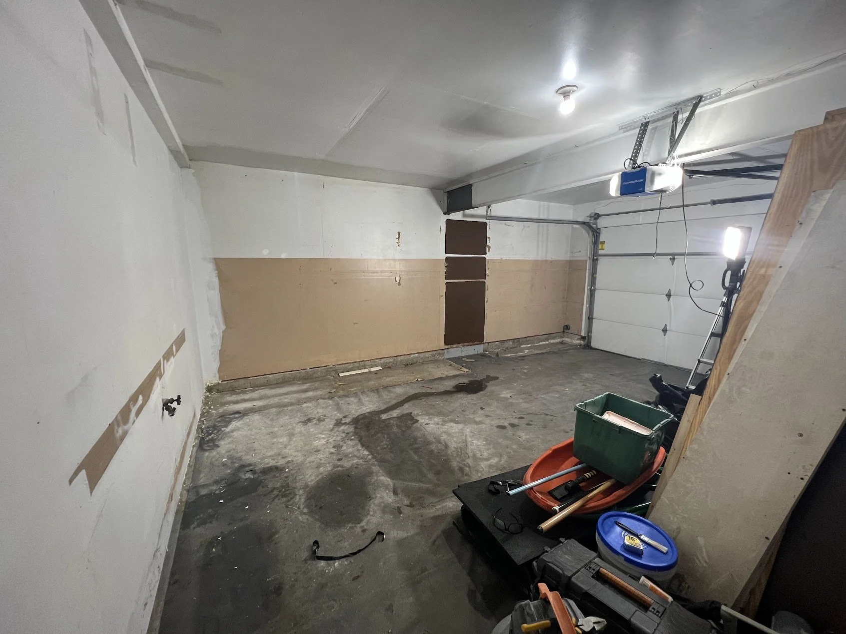 garage demo, demolition