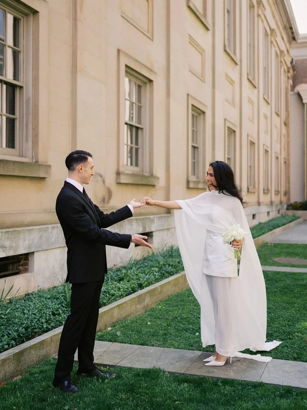 wedding photos at west chester courthouse, PA