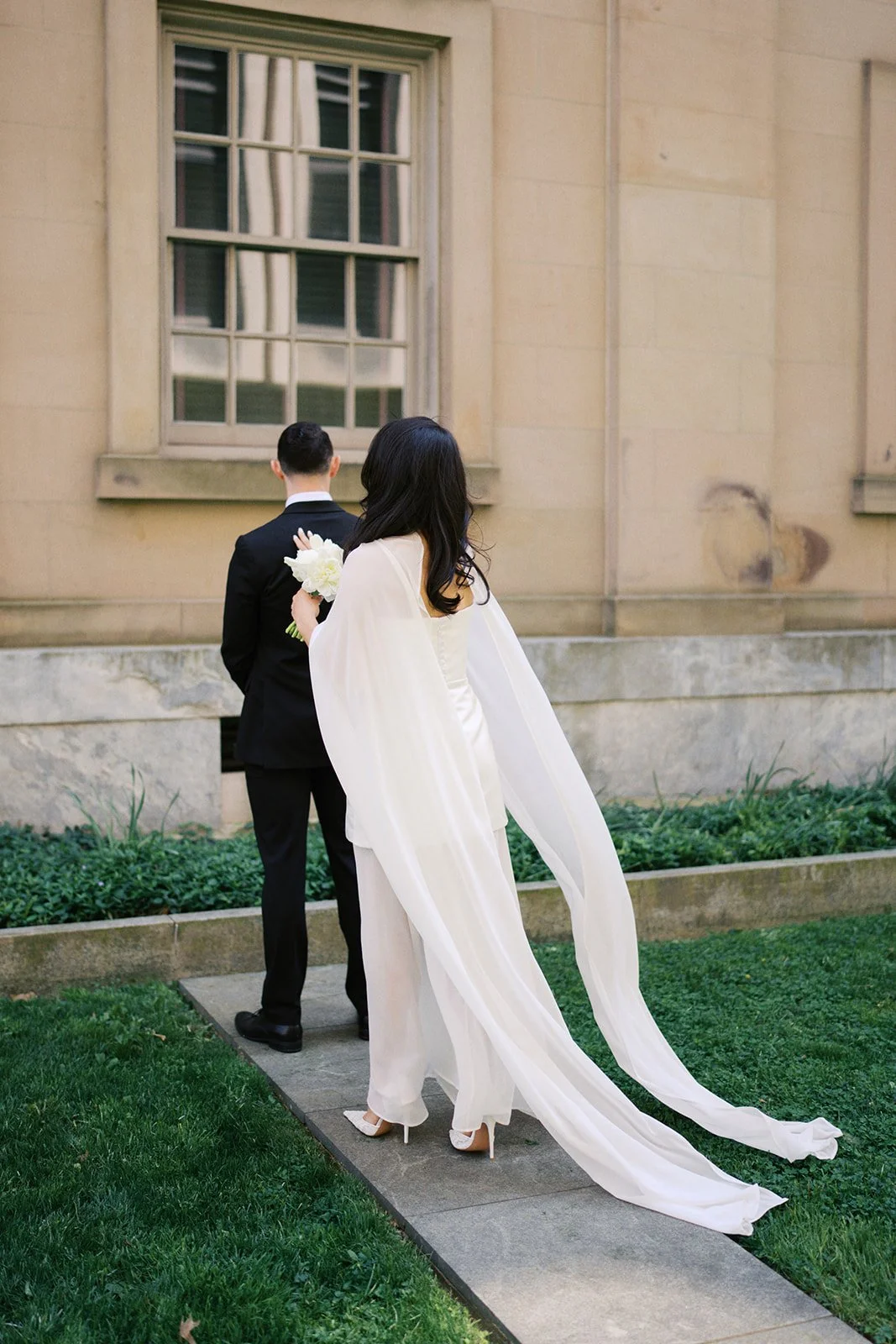 first look couple in west chester, pa