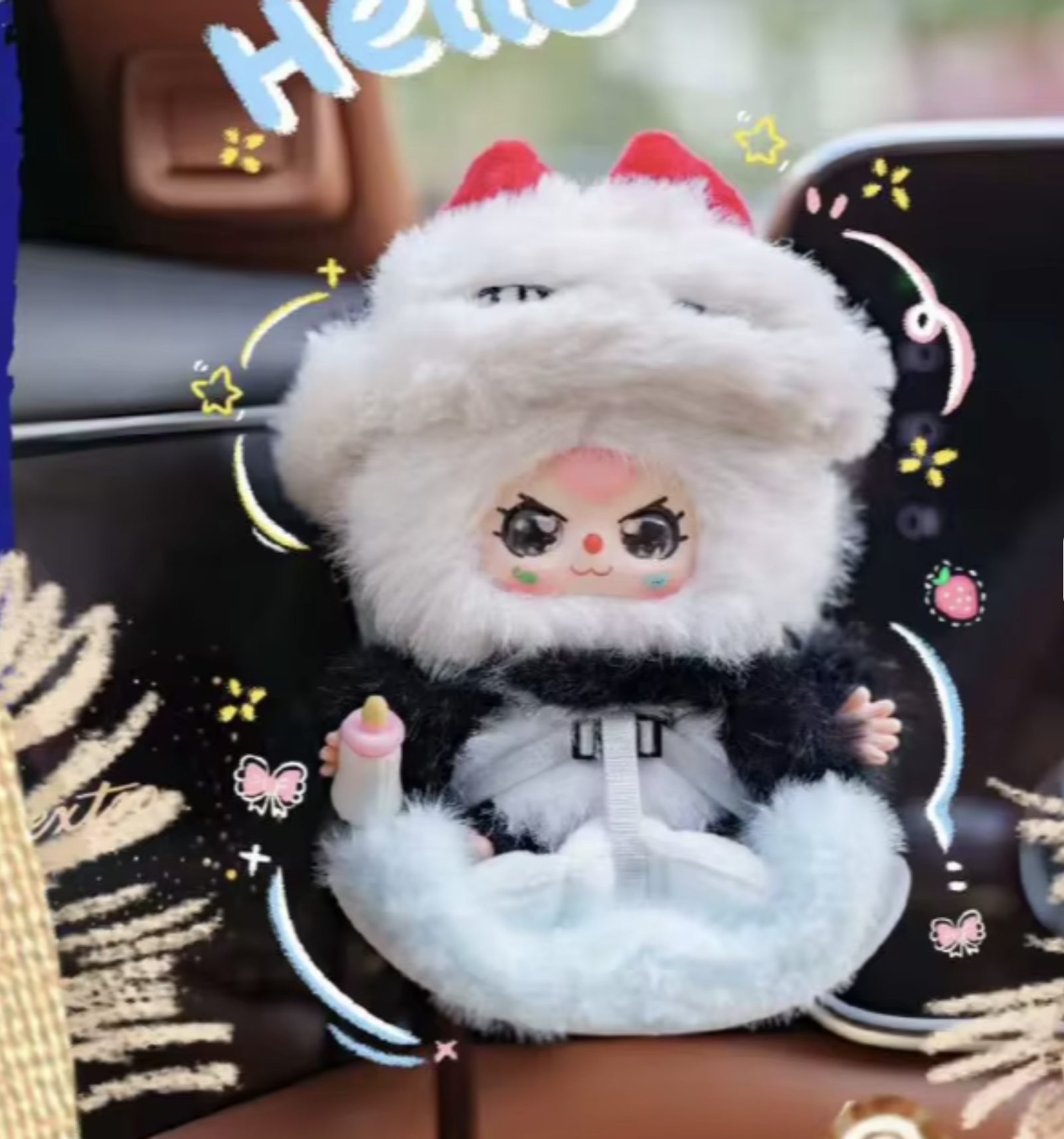 Baby three Vehicle-Mounted Baby Seat