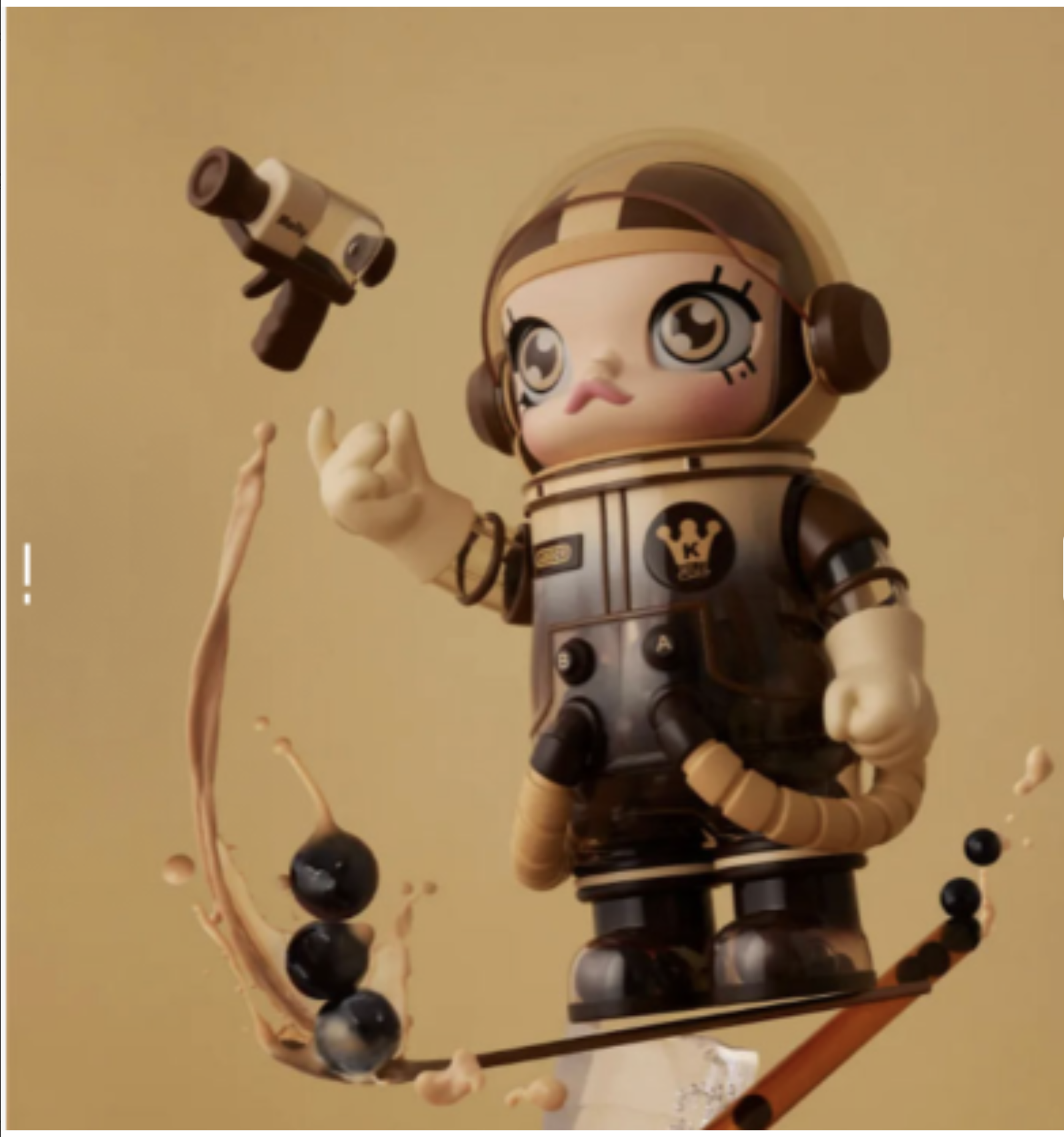 Pop Mart Mega Space Molly Bubble Tea 400%