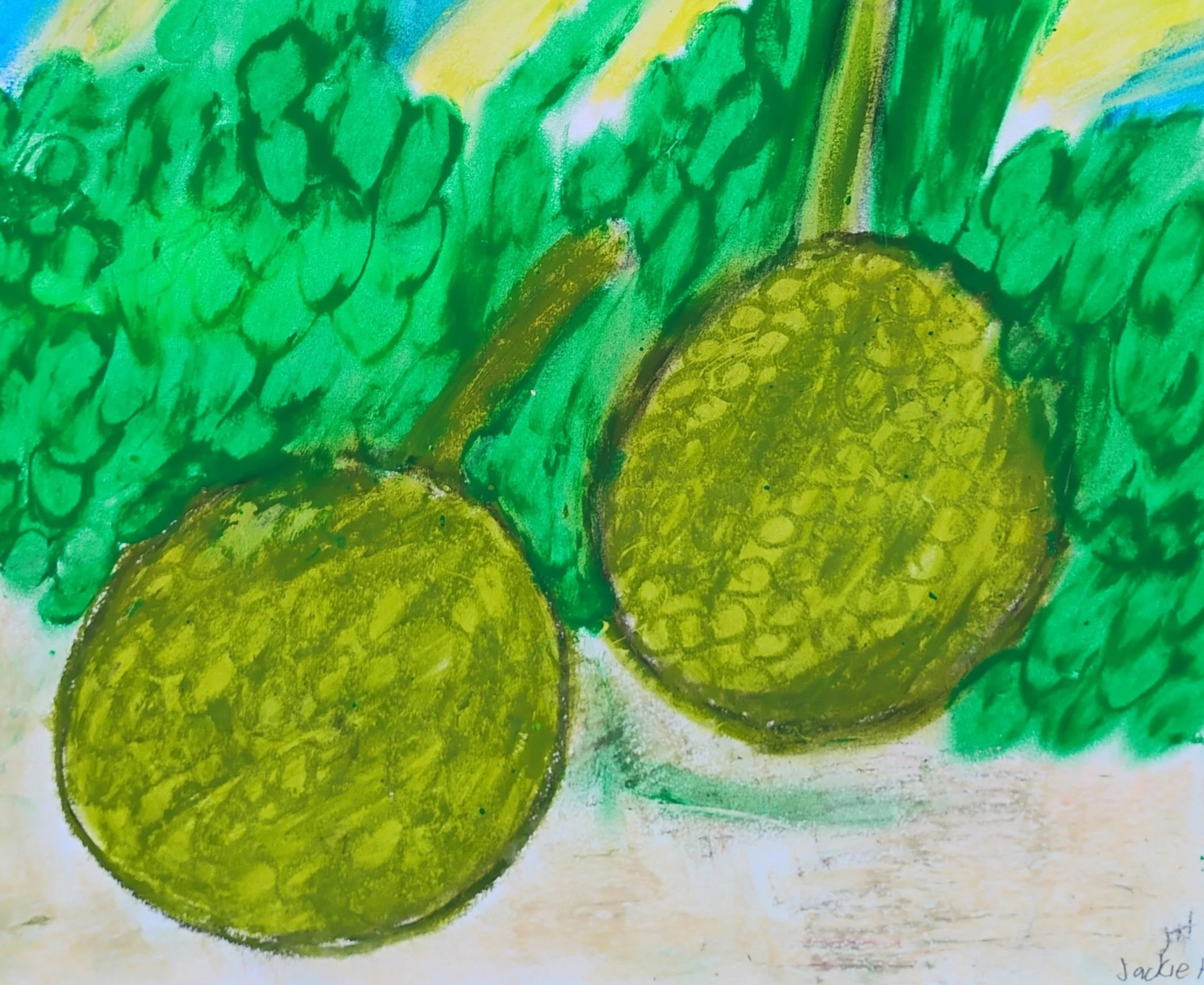 Breadfruit - $375 (14 x 17) 