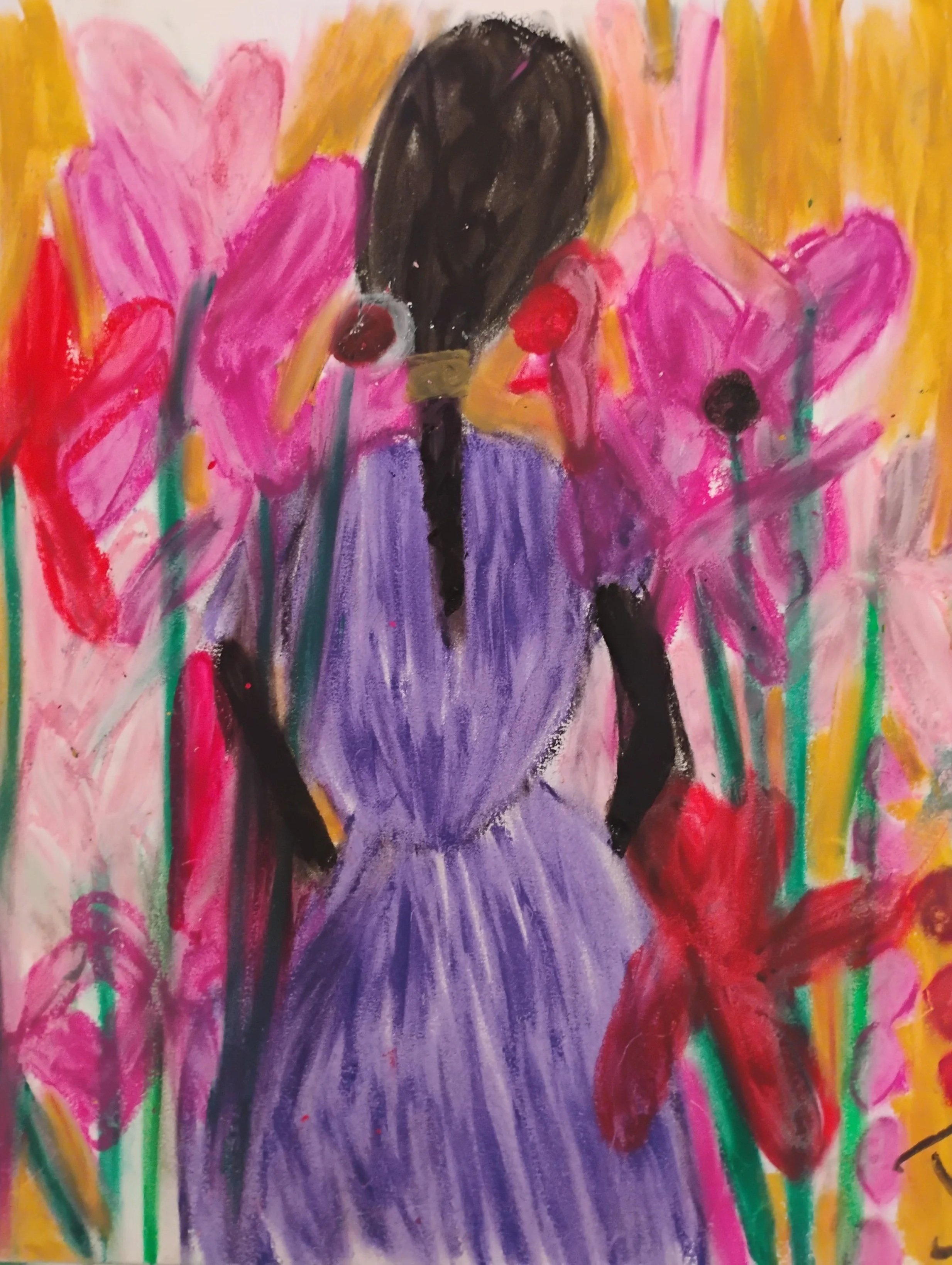 Her Name is Violet - $375 (14 x 17) 