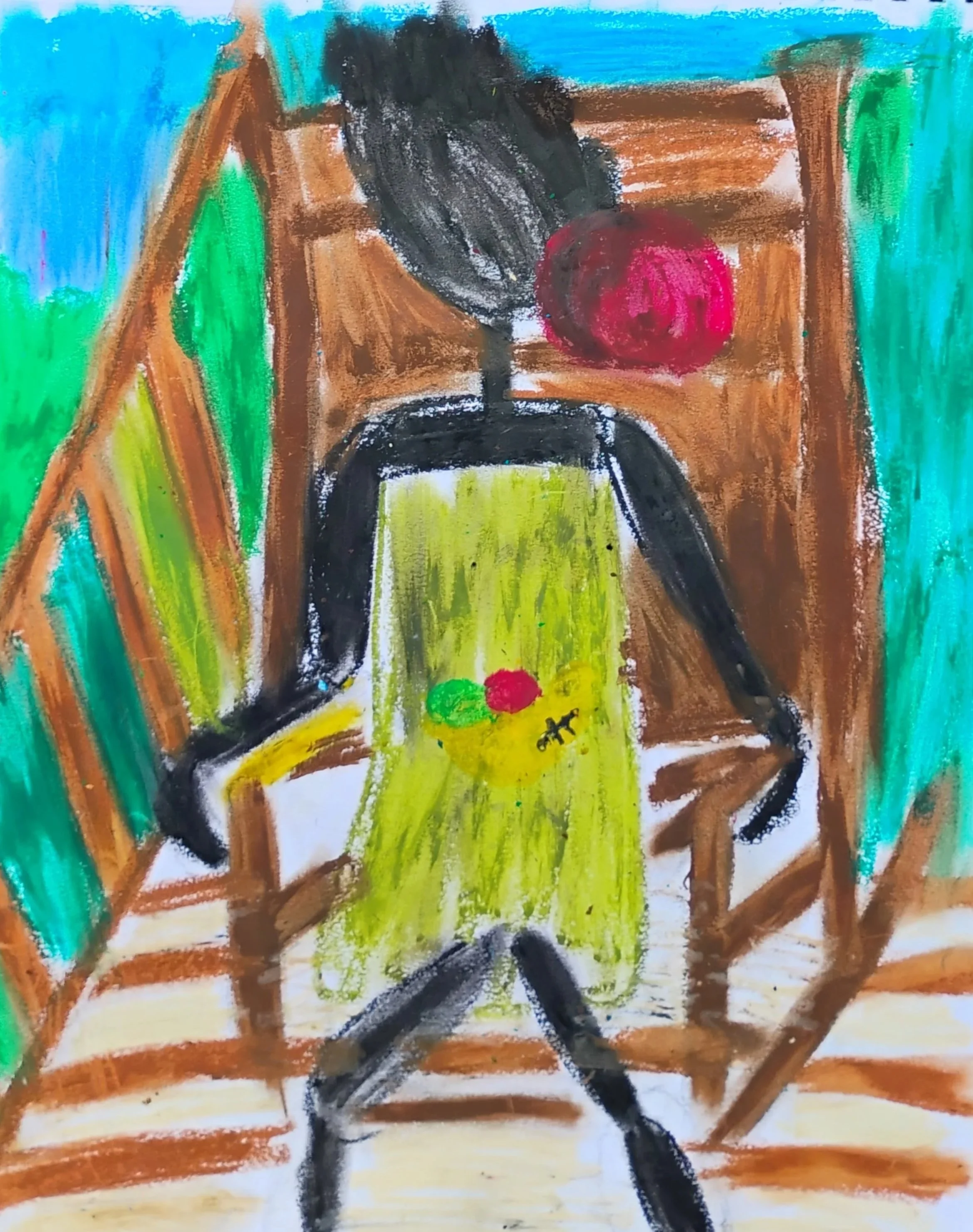 Sitting Pretty - $375 (14 x 17) 