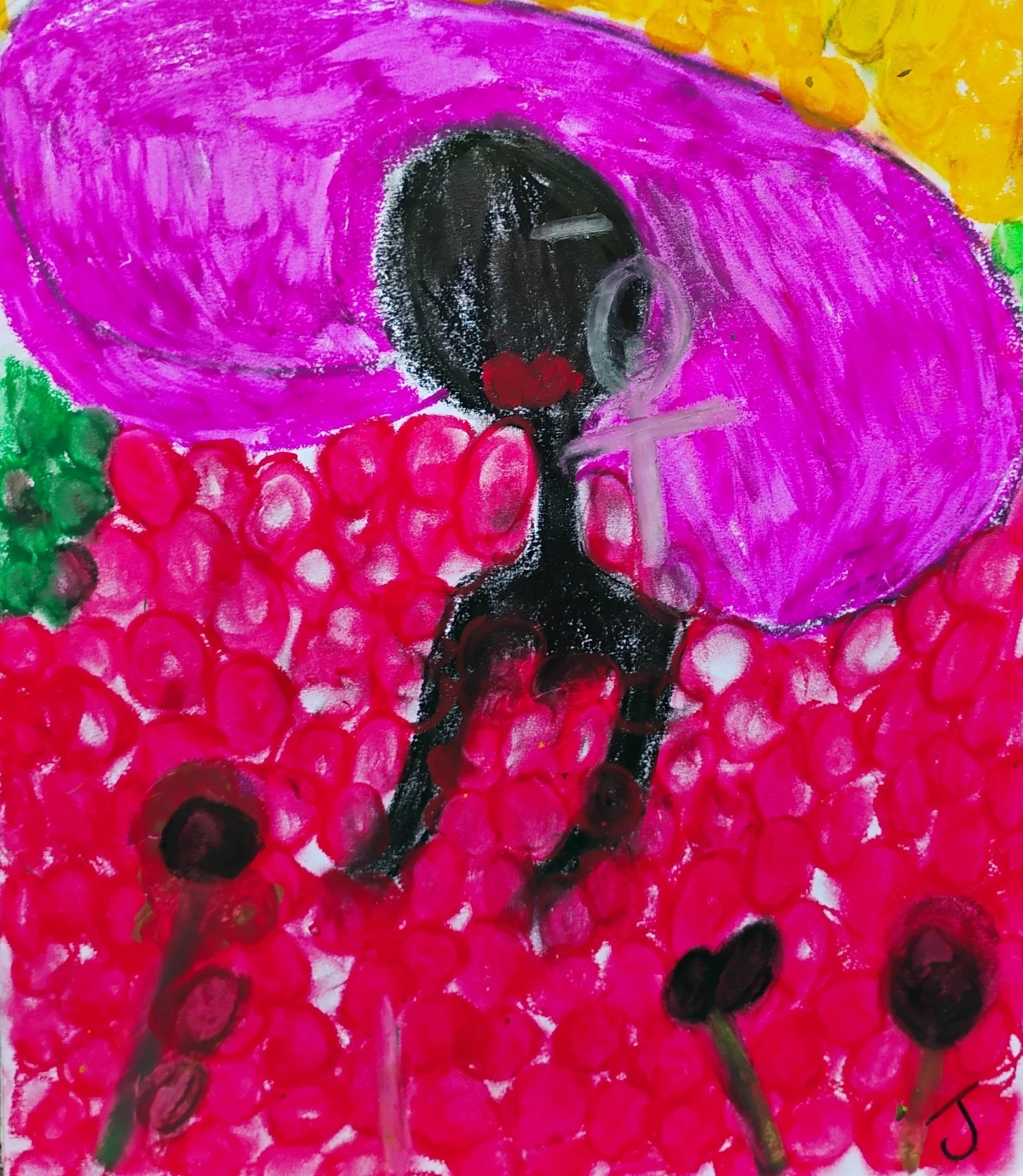 The Red Dress - $375 (14 x 17) 