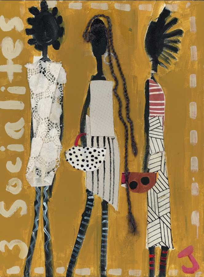 3 Socialites 2 - $700 (Licensed 18 x 24)