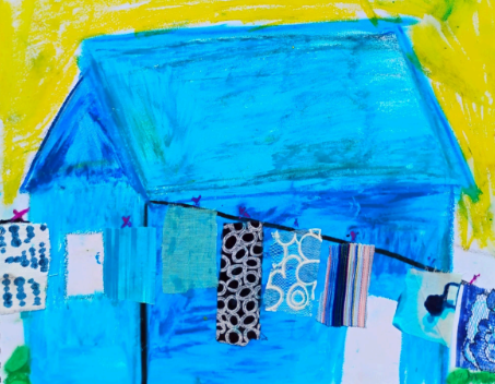 The Blue House (in the Ghetto)