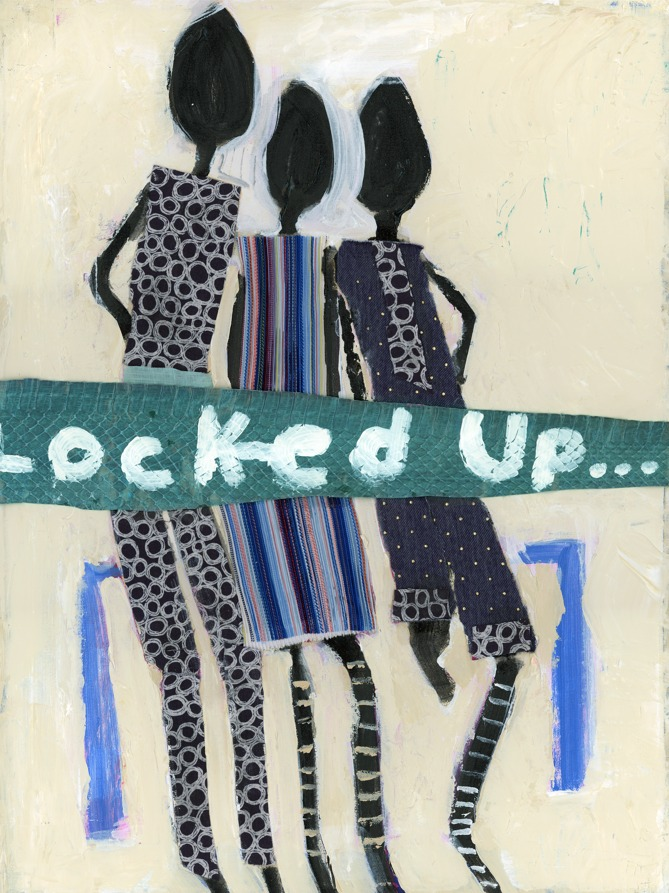 Locked Up - $700 (18 x 24)
