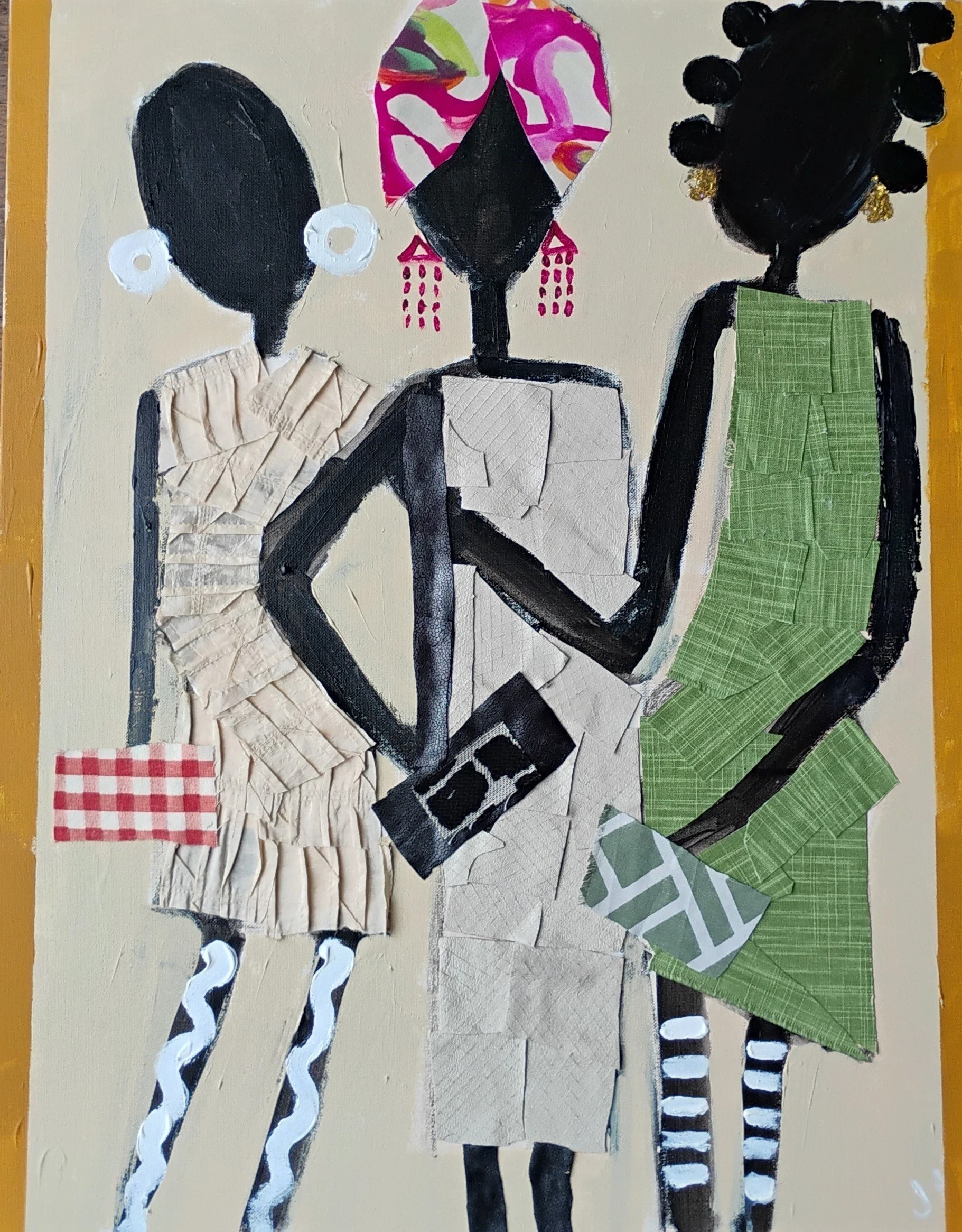 The Three Socialite's 4 $800 (28 x 30)