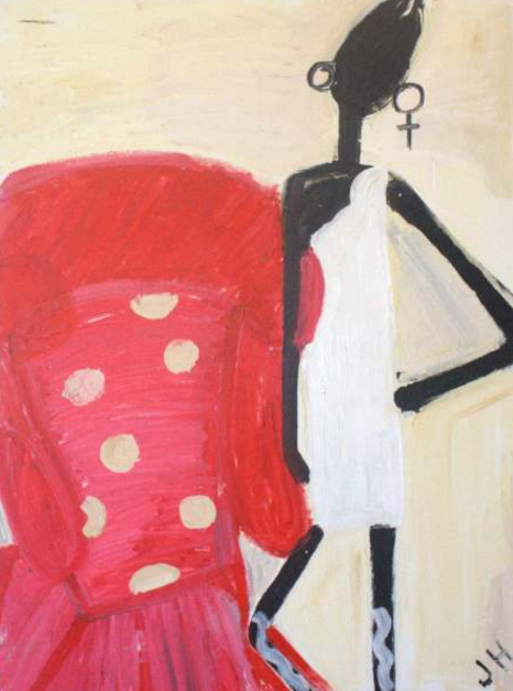 The Red Chair - $1000 (30 x 40)
