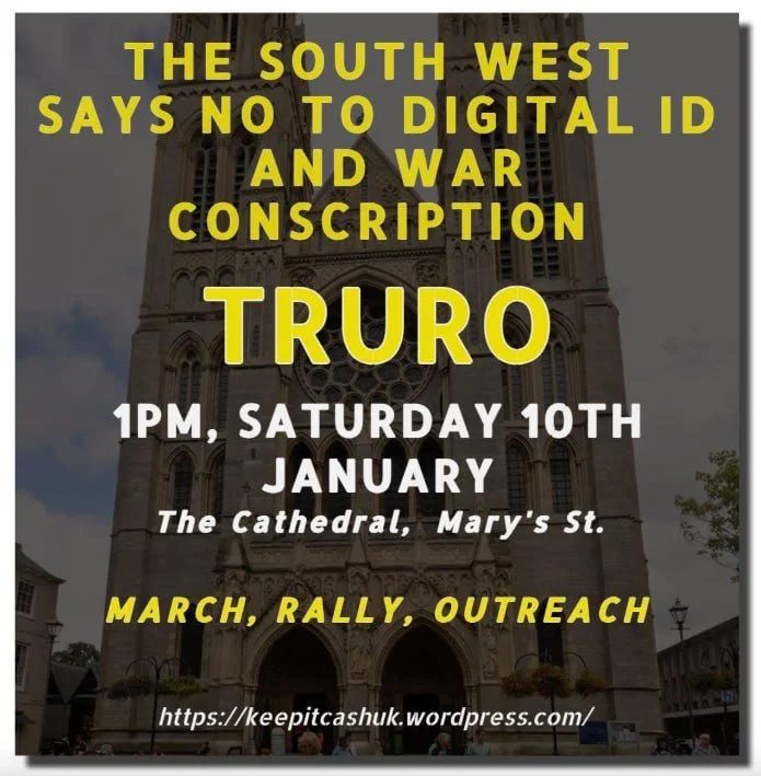 No to Digital ID or War Conscription