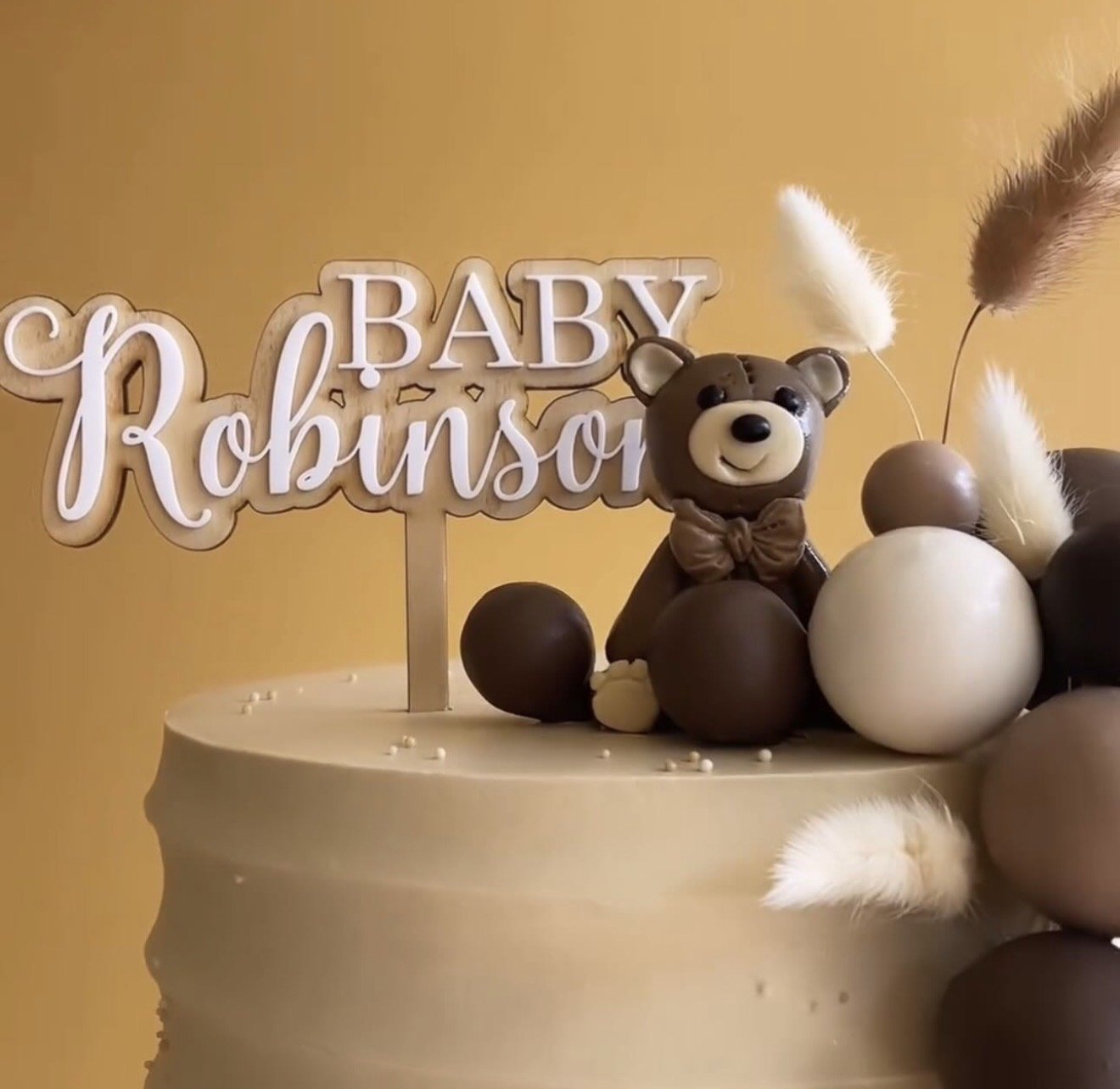 Baby Shower Cake Topper