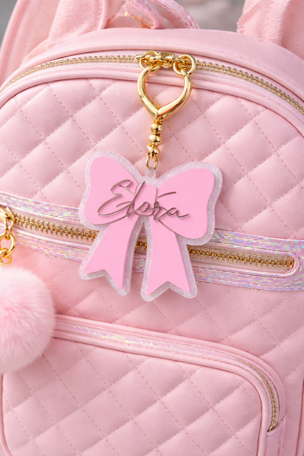 Bow keyring / bagtag