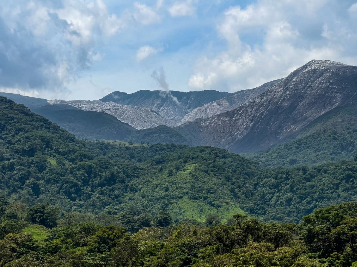 Vistas al volcán Poás 
