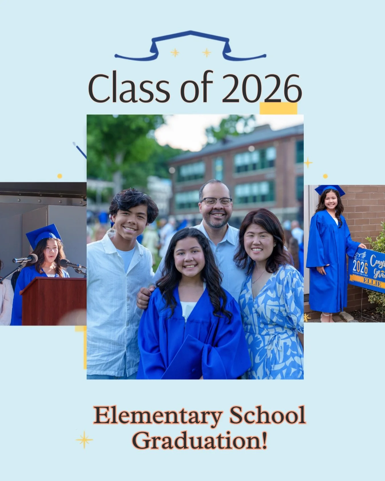 Graduated!! 🎓✨

Onto the next academic adventure! I was honored to sing the National Anthem at graduation, making this day even more special. 🇺🇸❤️

Next stop&hellip; Middle School! 💙📚