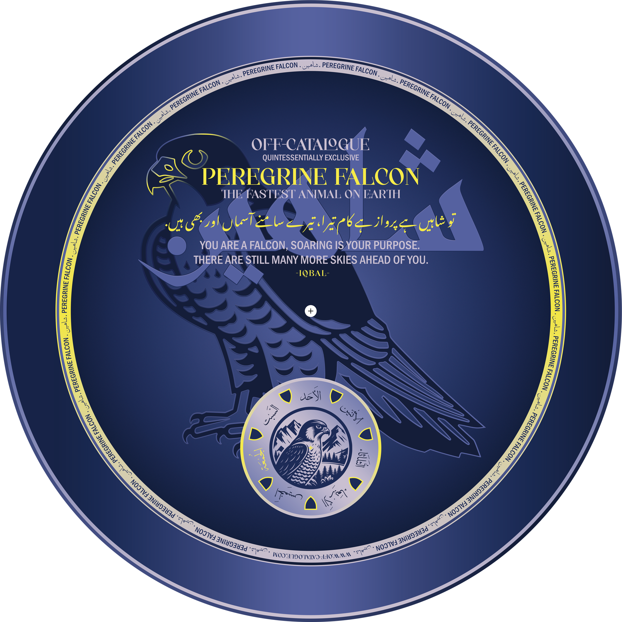 Falcon Day Clock