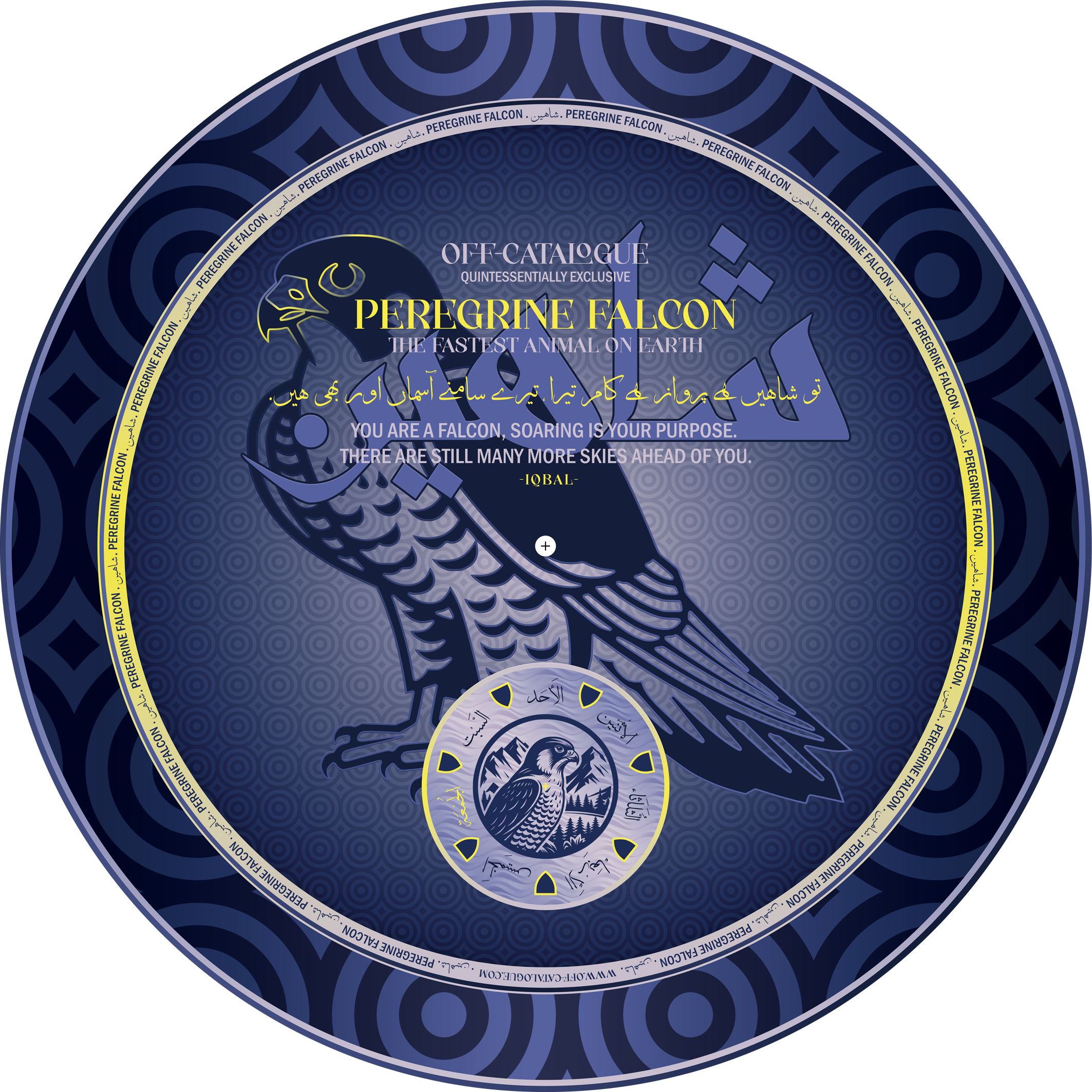 Falcon Day Clock