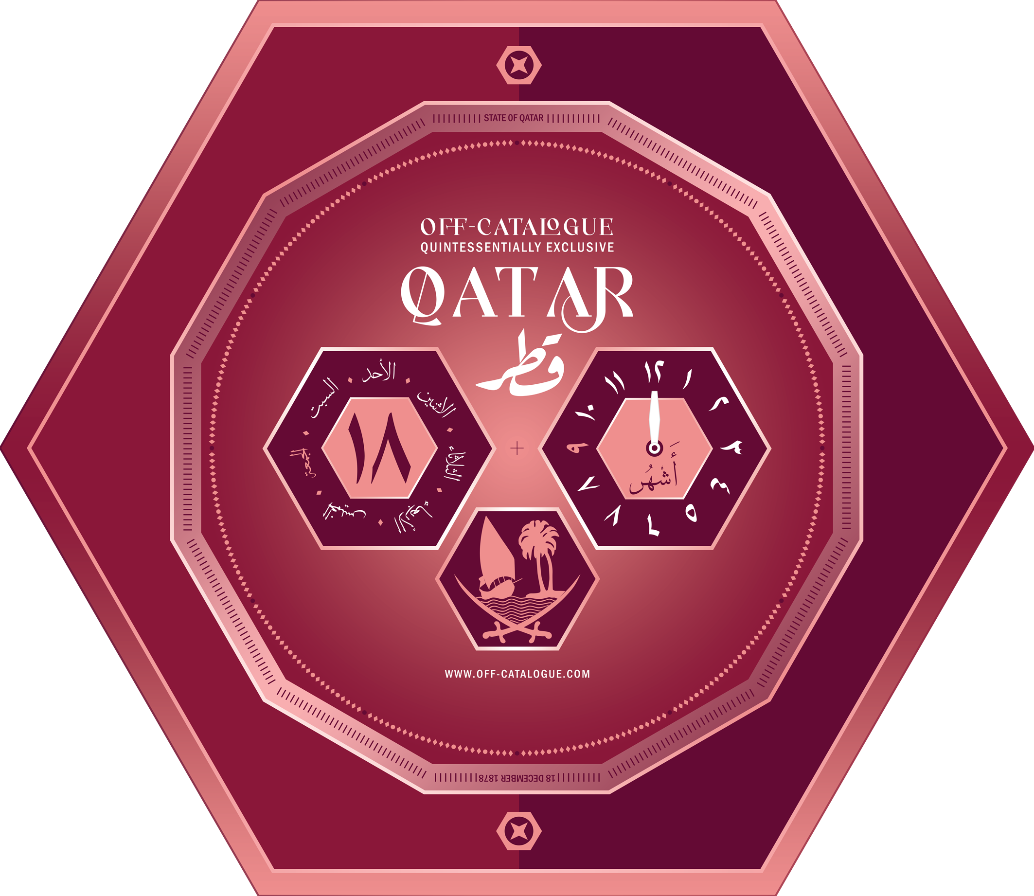Qatar Clock