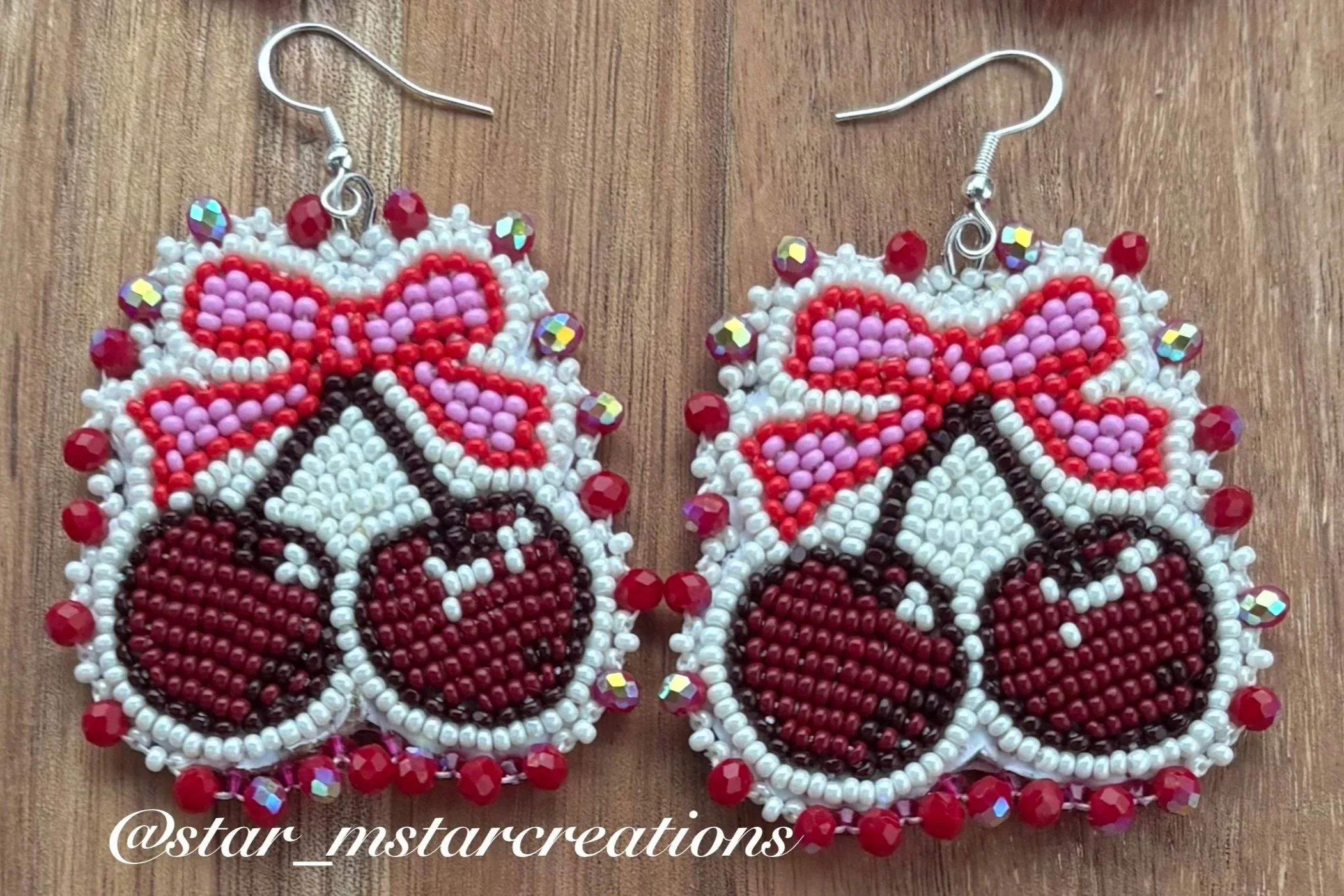 My earring making process