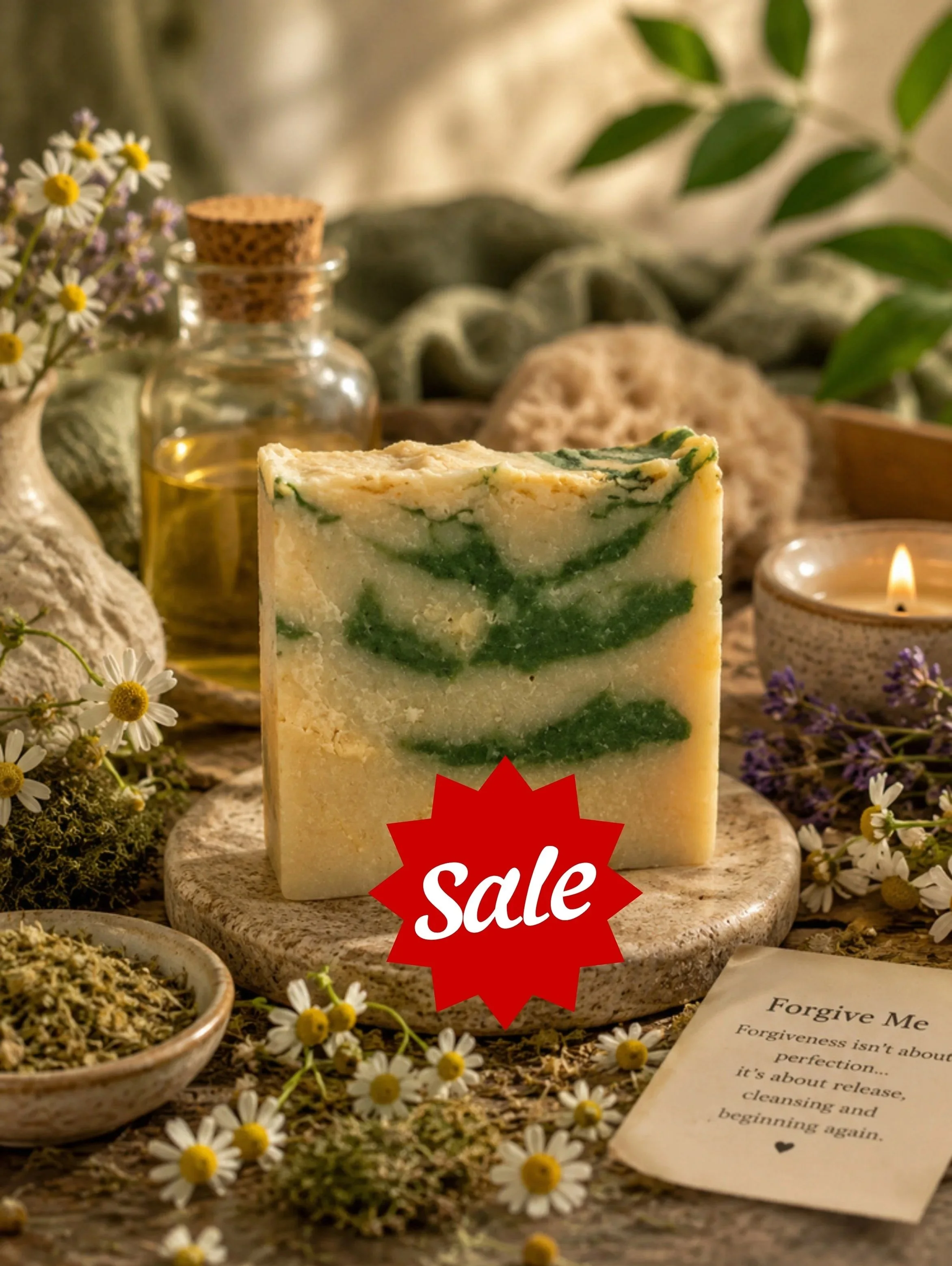 "Forgive Me" with Vanilla Body Soap