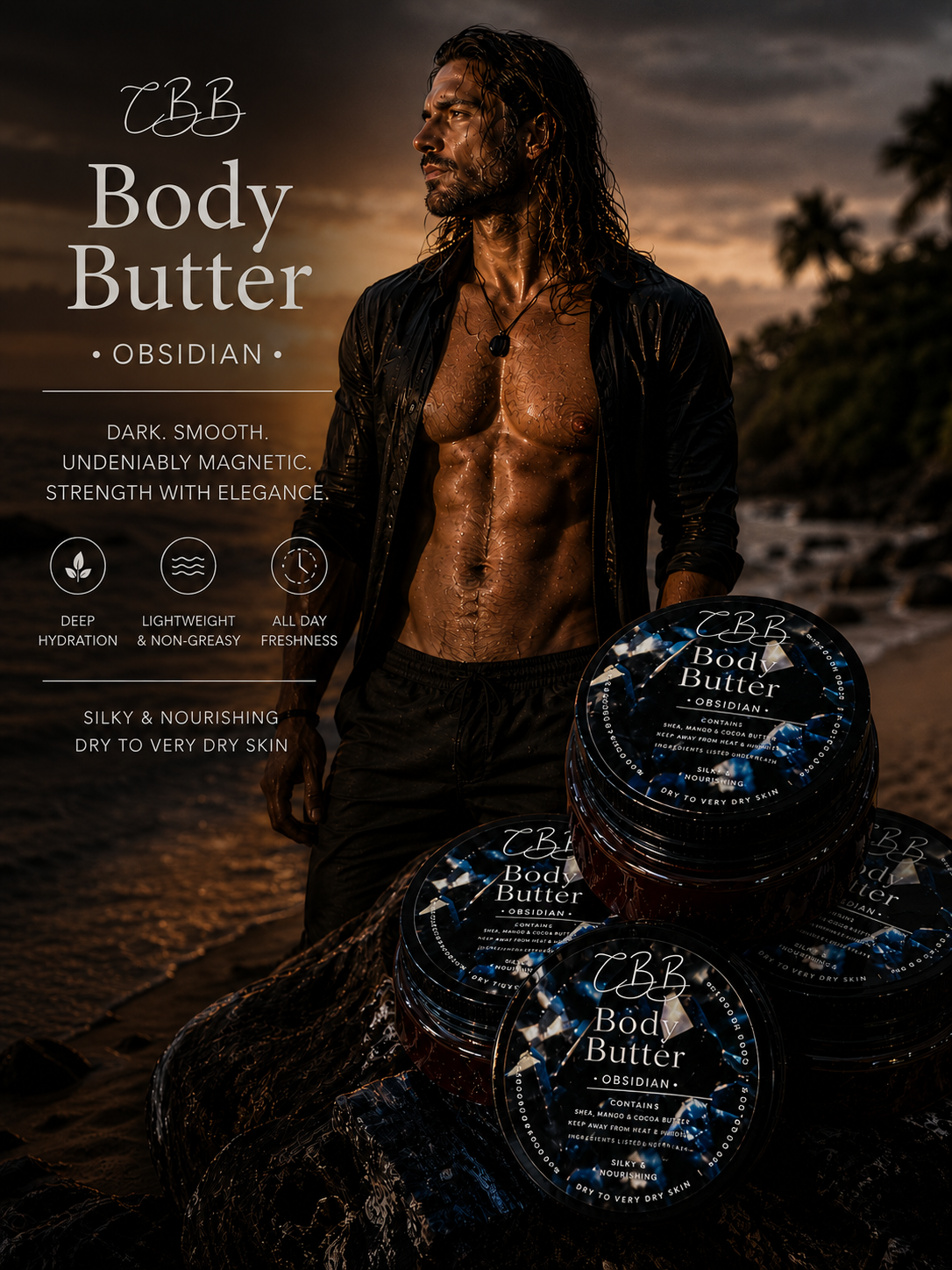 "Obsidian" Body Butter